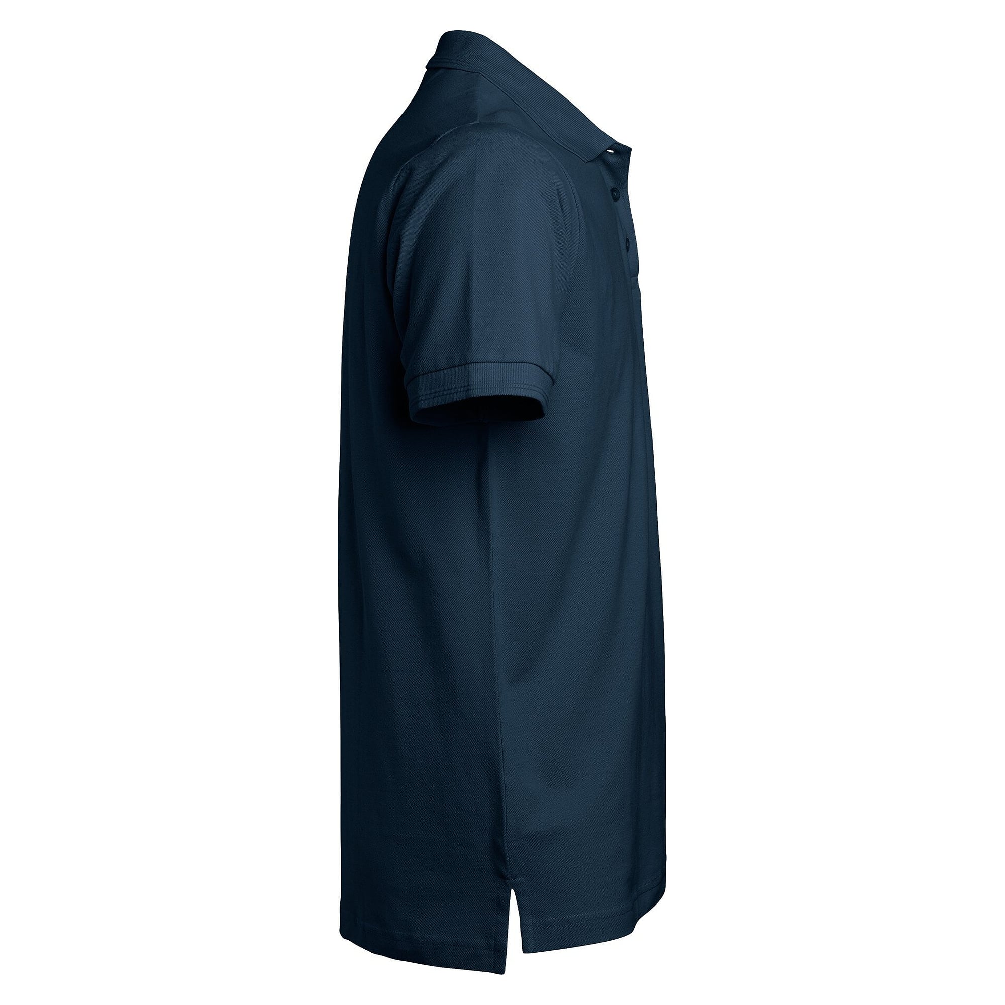 Polo piqué classique homme Coronado en coton avec fentes latérales, bleu marine - South West 1000205403