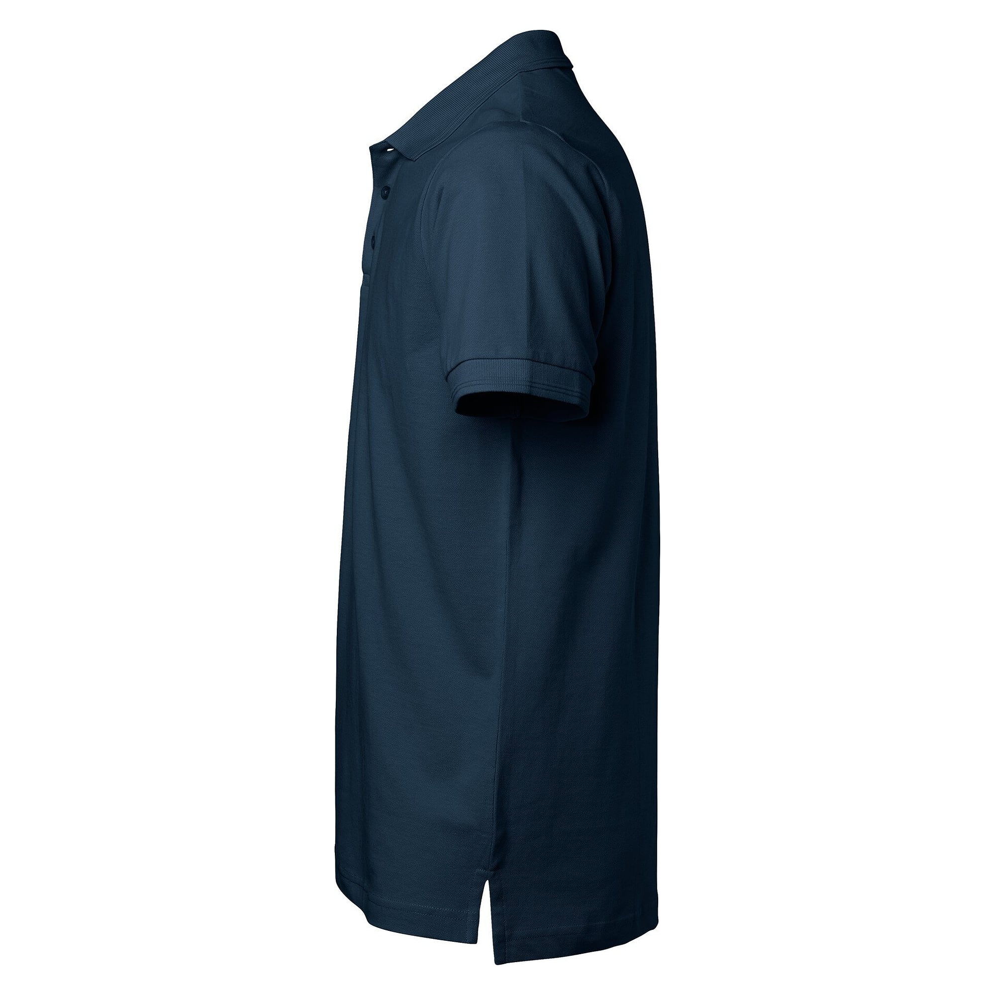 Polo piqué classique homme Coronado en coton avec fentes latérales, bleu marine - South West 1000205403