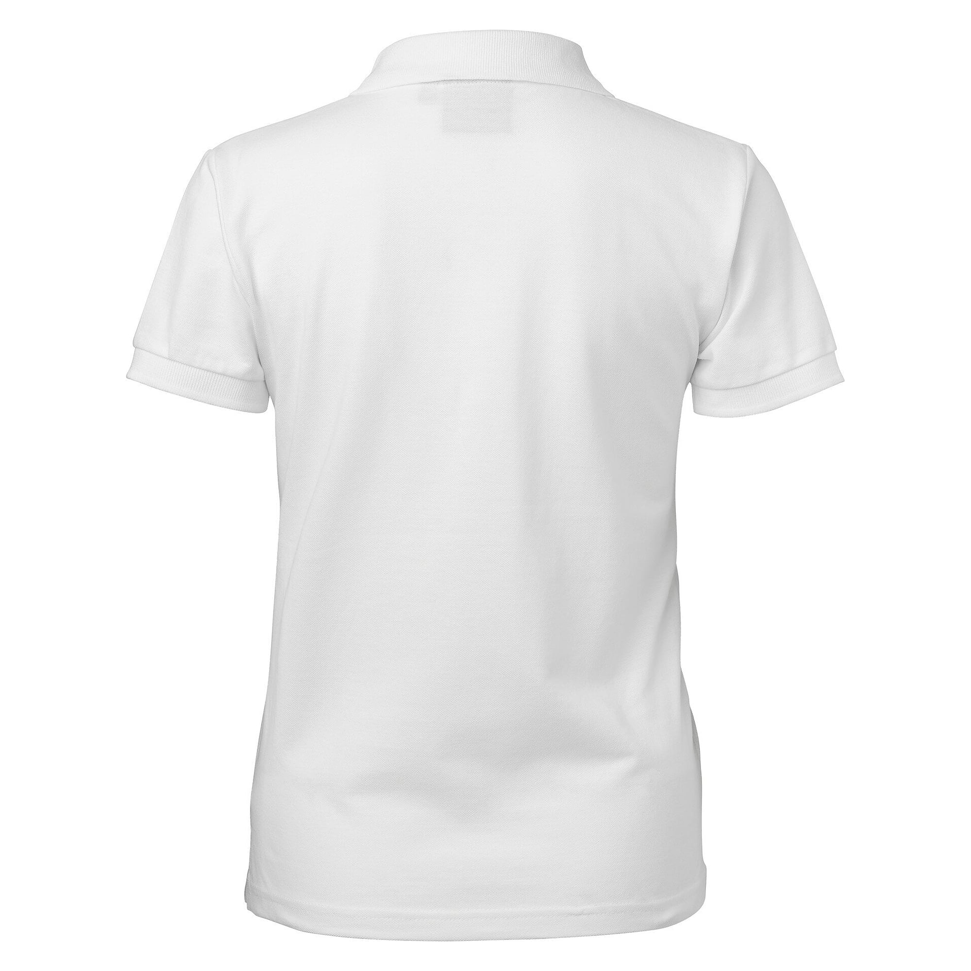 Polo piqué classique femme Coronita avec patte de boutonnage allongée, blanc - South West 1000206101
