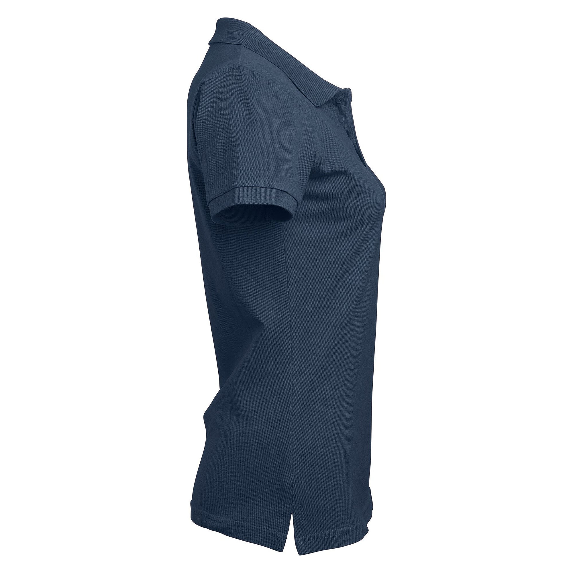 Polo femme Coronita en piqué de coton, manches courtes, bleu marine - South West 1000206403
