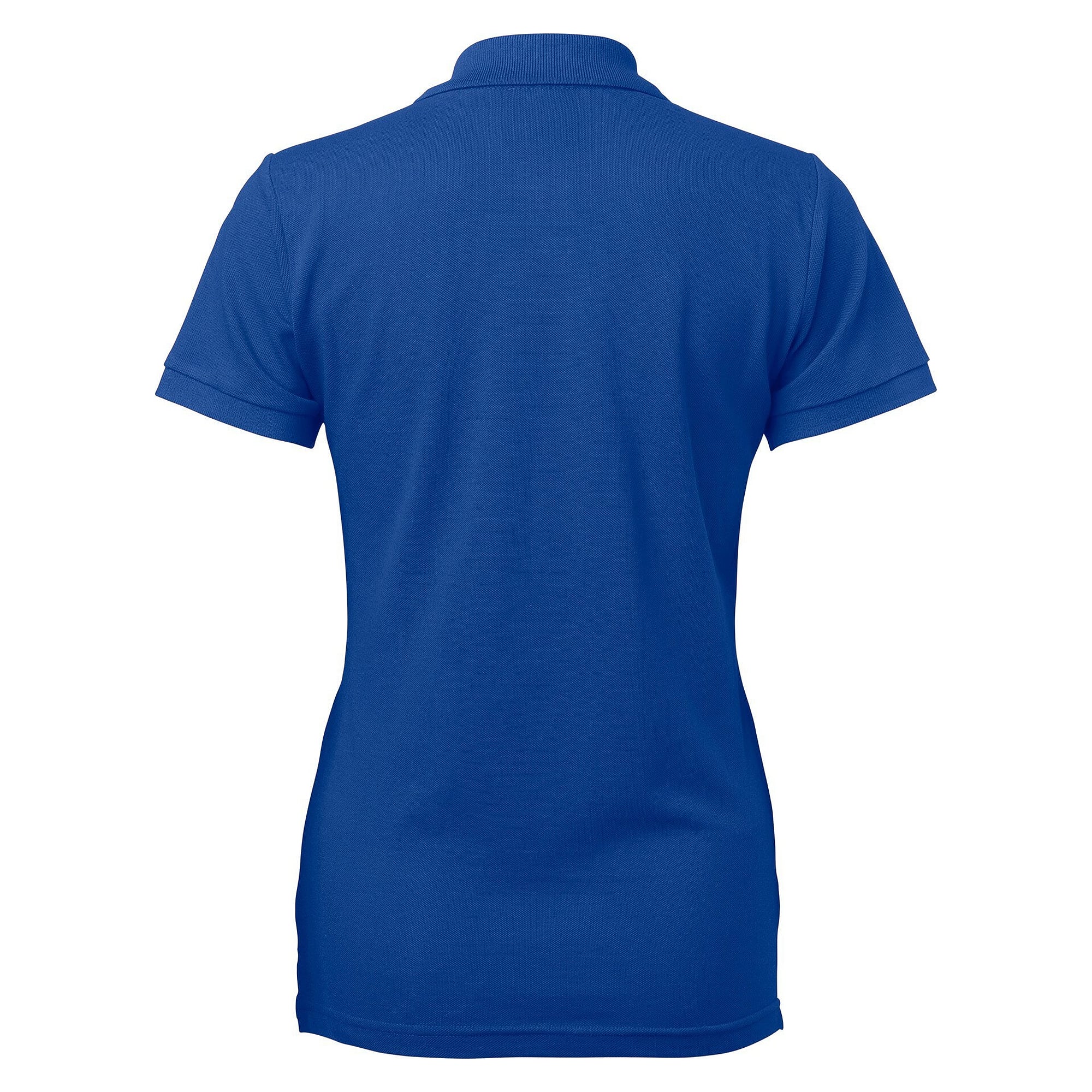 Polo femme Coronita en piqué de coton, manches courtes, bleu royal - South West 1000206406