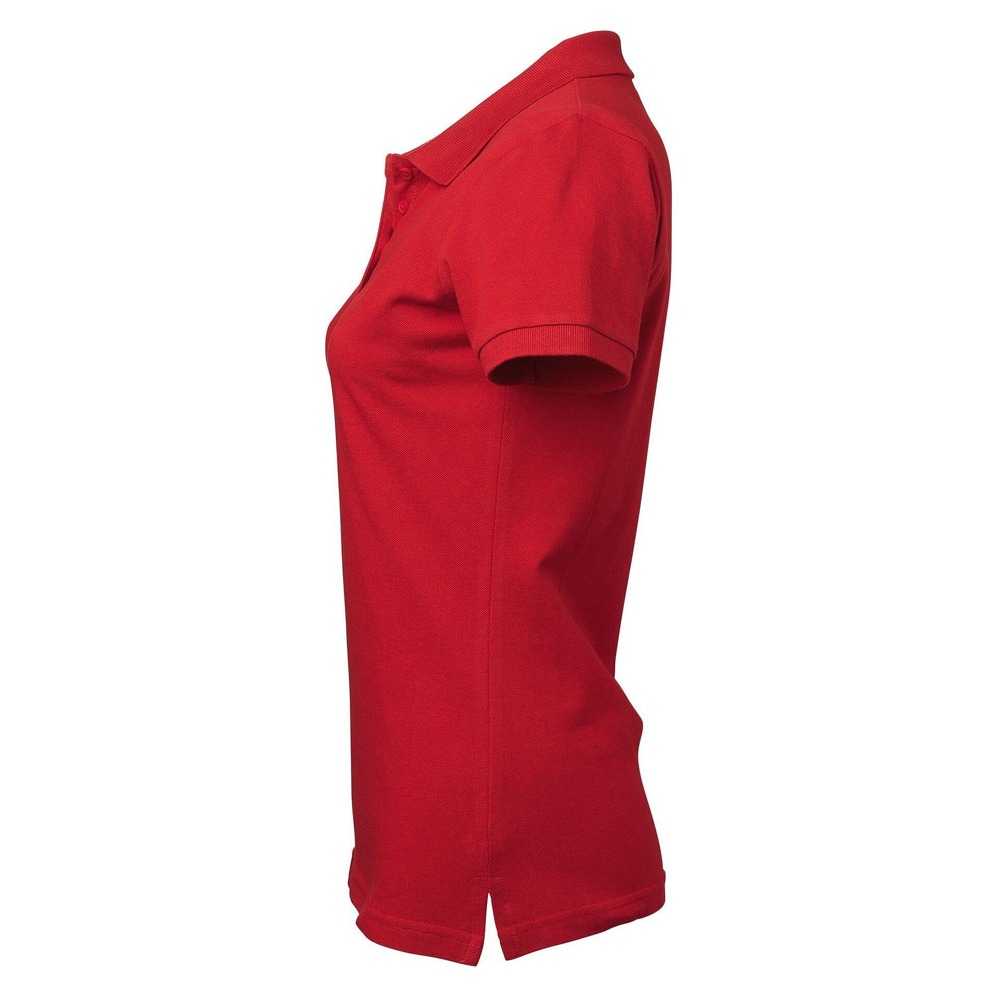 Damen-Poloshirt Coronita aus Baumwoll-Piqué, kurzarm, Rot - South West 1000206607