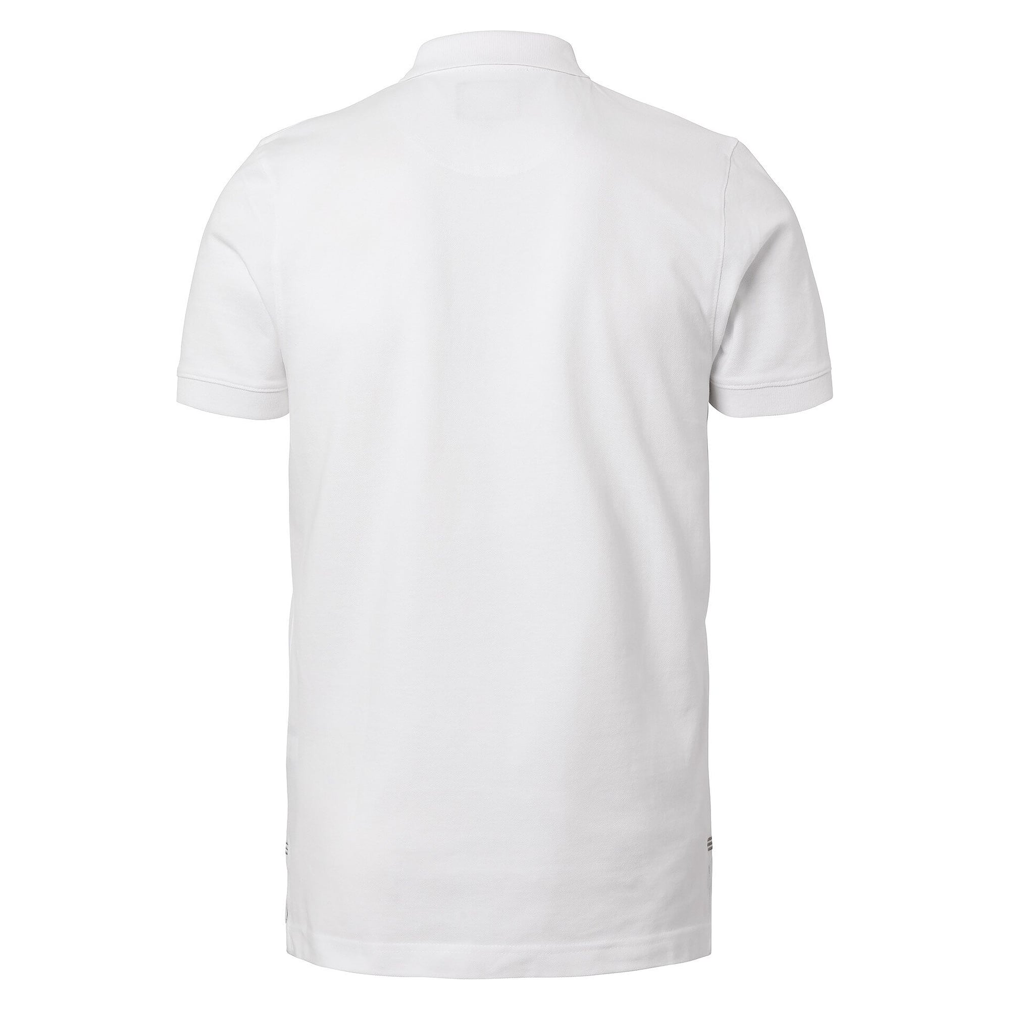 Polo piqué homme Morris en coton avec bande de propreté, blanc - South West 1000207101