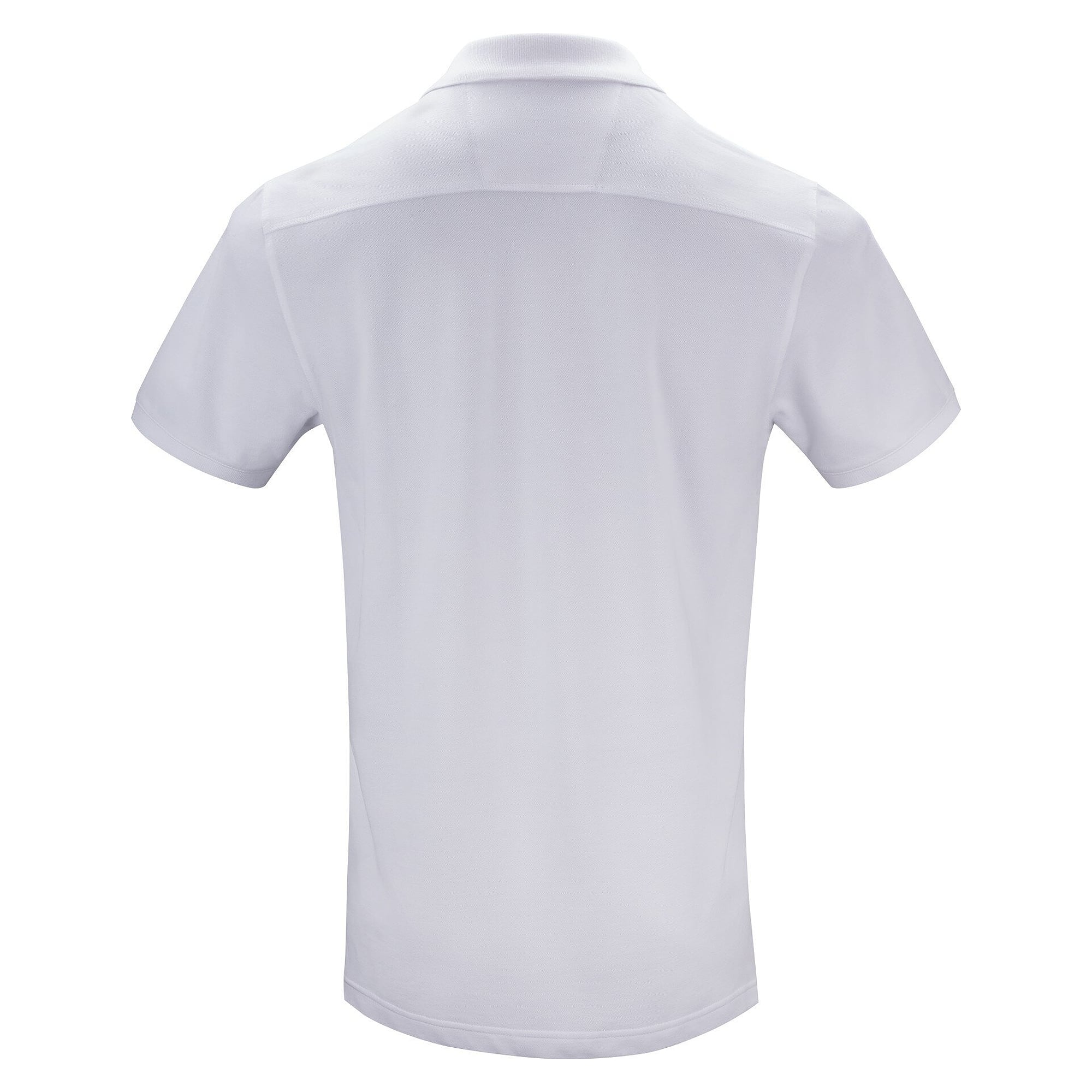 Polo piqué homme Martin en coton bio équitable certifié GOTS, blanc - South West 1000211101