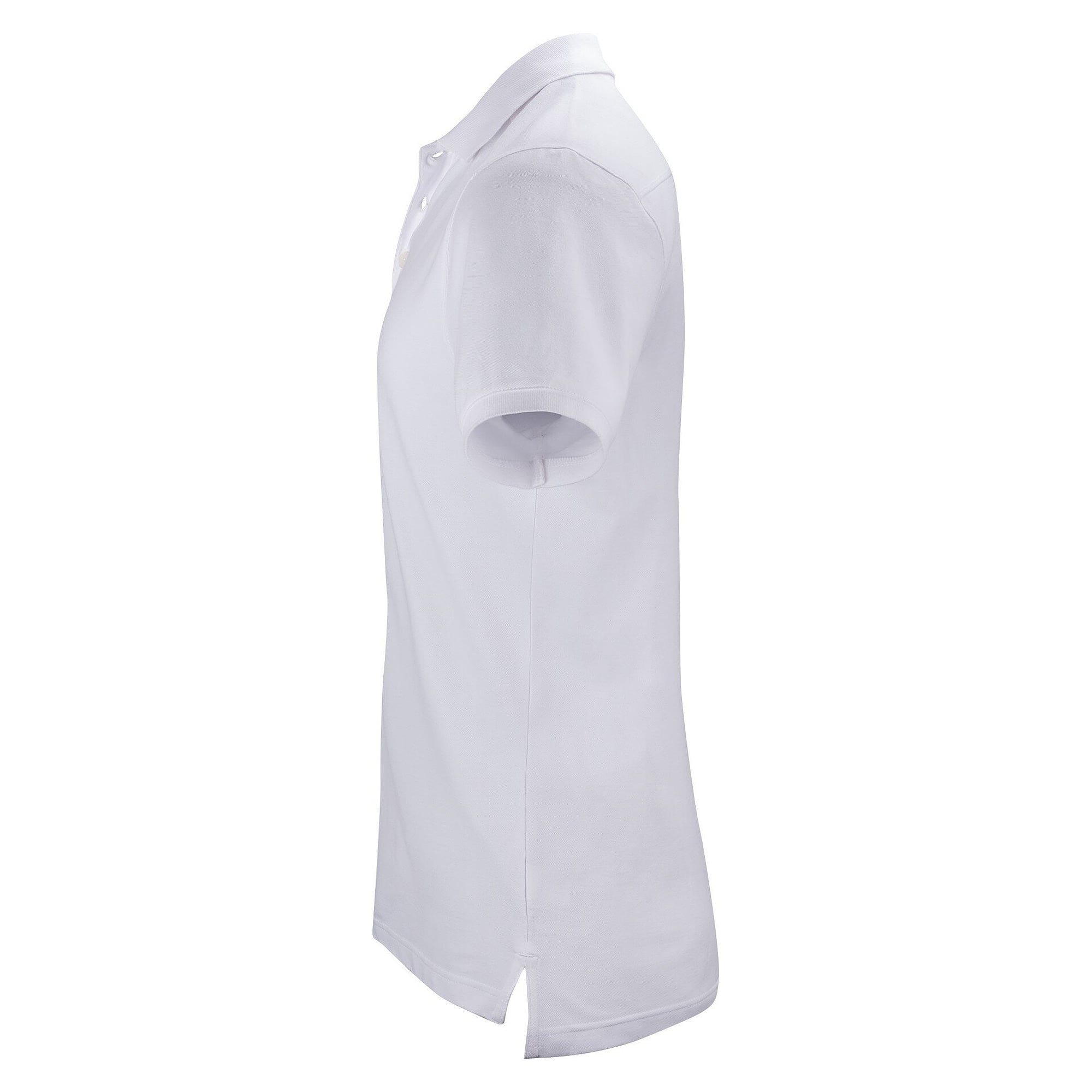 Polo piqué homme Martin en coton bio équitable certifié GOTS, blanc - South West 1000211101