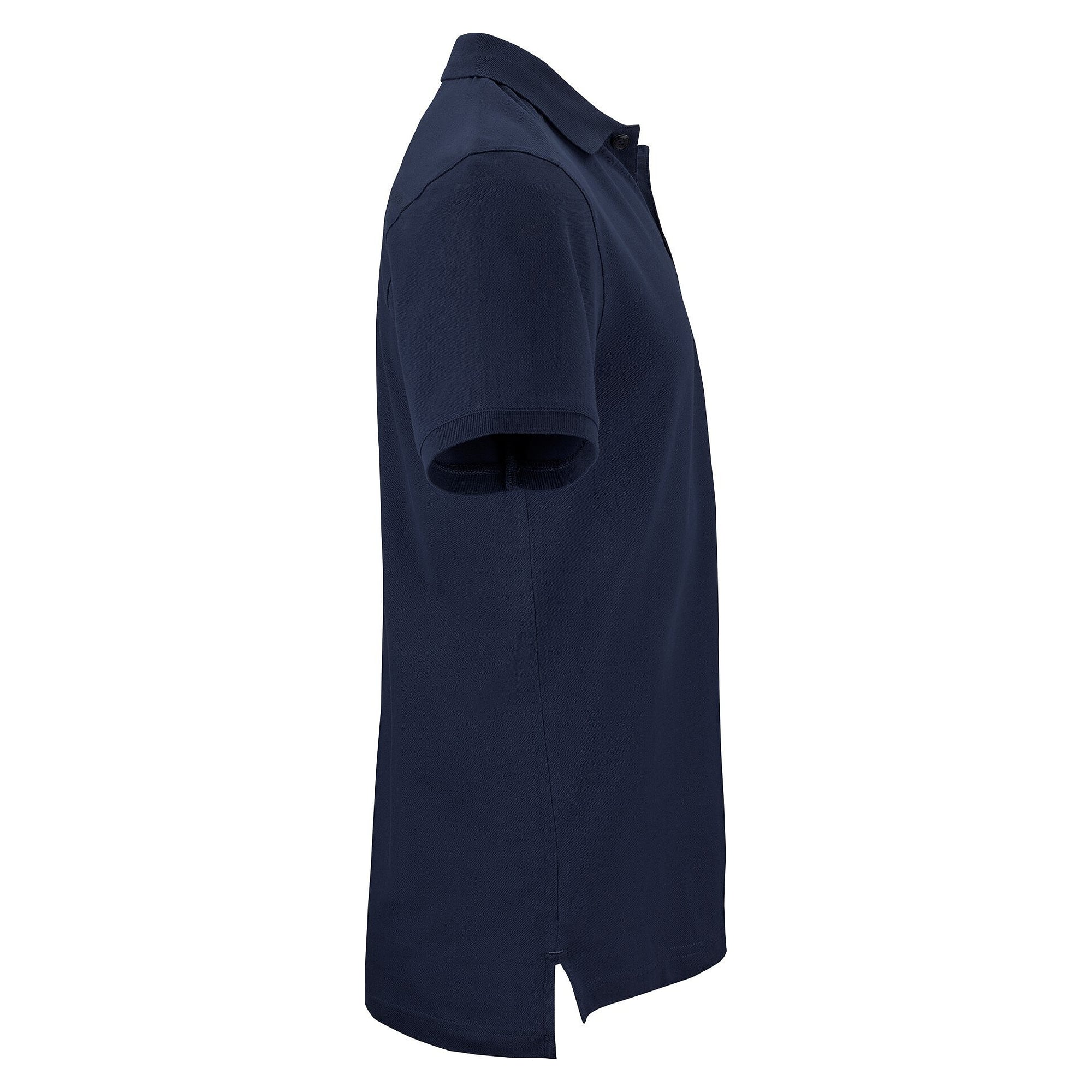 Polo piqué homme Martin en coton bio équitable certifié GOTS, bleu marine - South West 1000211403