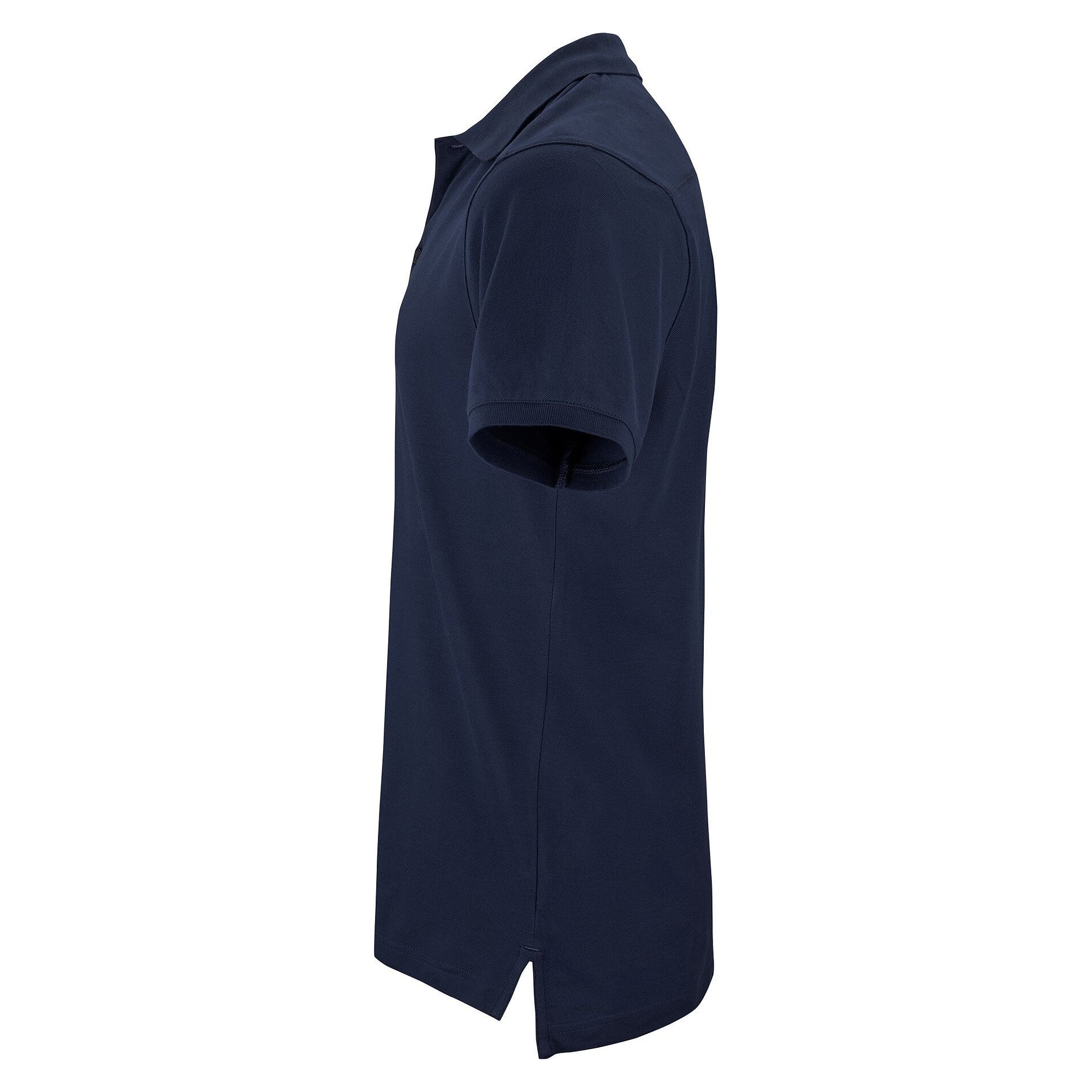 Polo piqué homme Martin en coton bio équitable certifié GOTS, bleu marine - South West 1000211403
