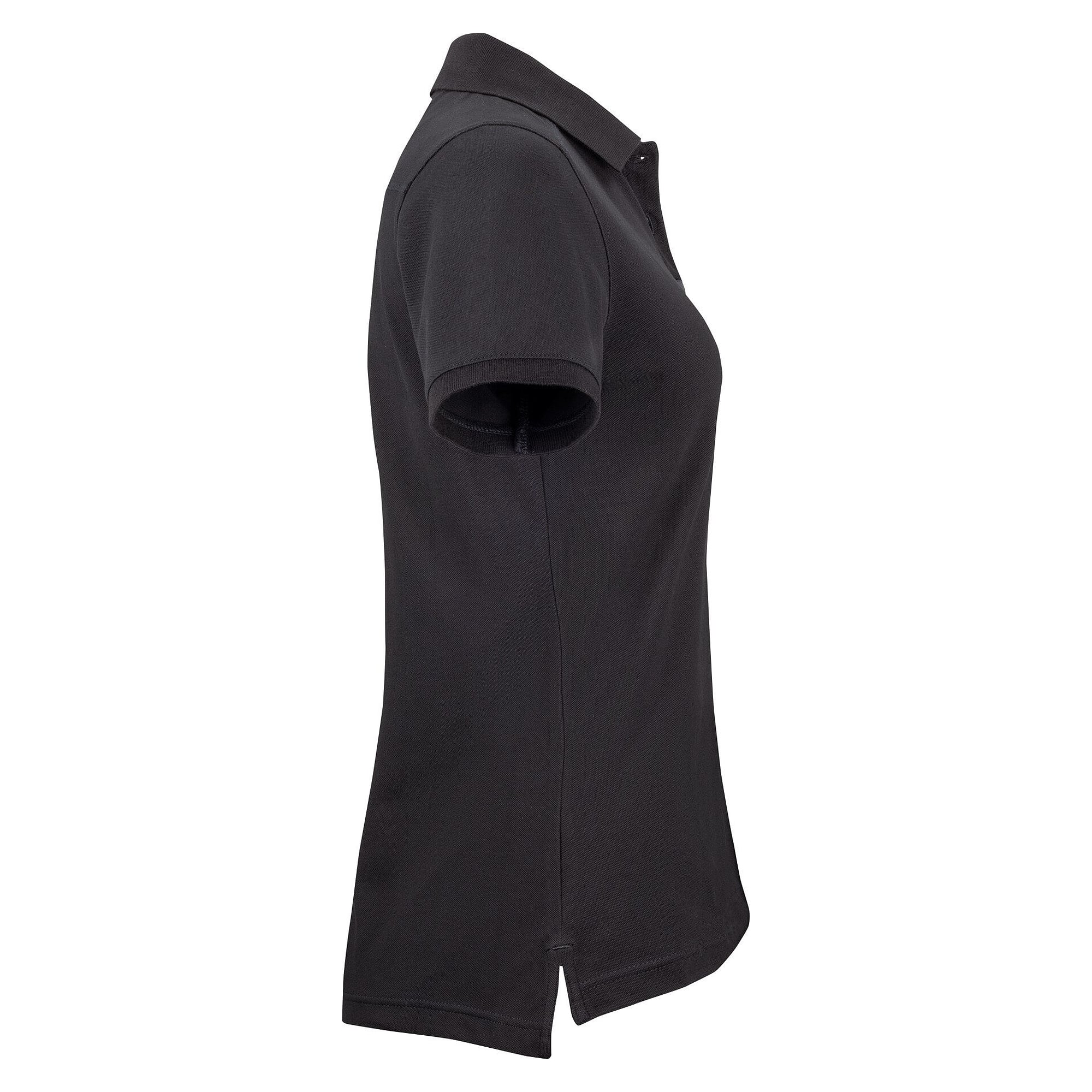 Damen-Piqué-Poloshirt Magda aus GOTS-zertifizierter Bio-Fairtrade-Baumwolle, schwarz - South West 1000212001