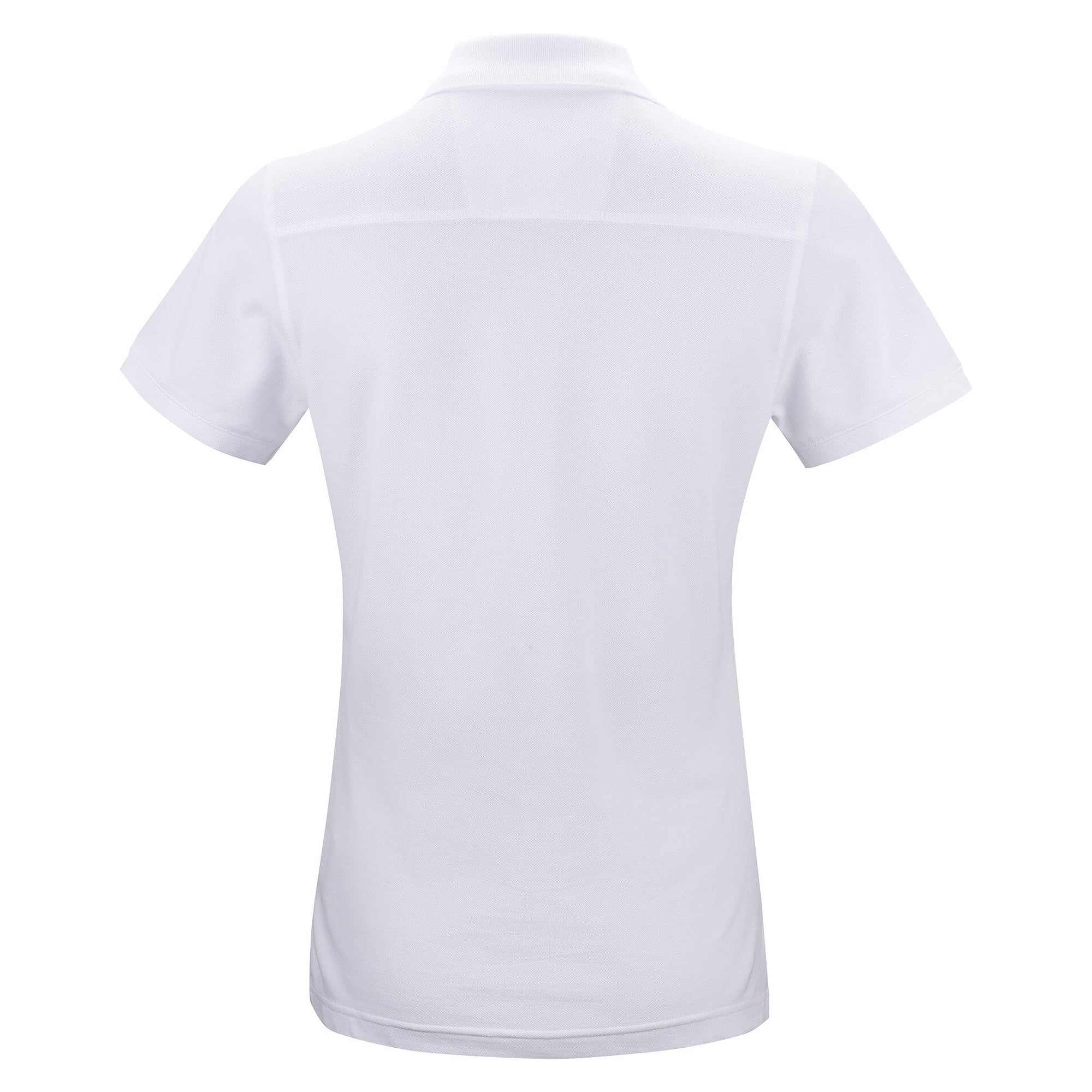 Polo piqué femme Magda en coton bio équitable certifié GOTS, blanc - South West 1000212101