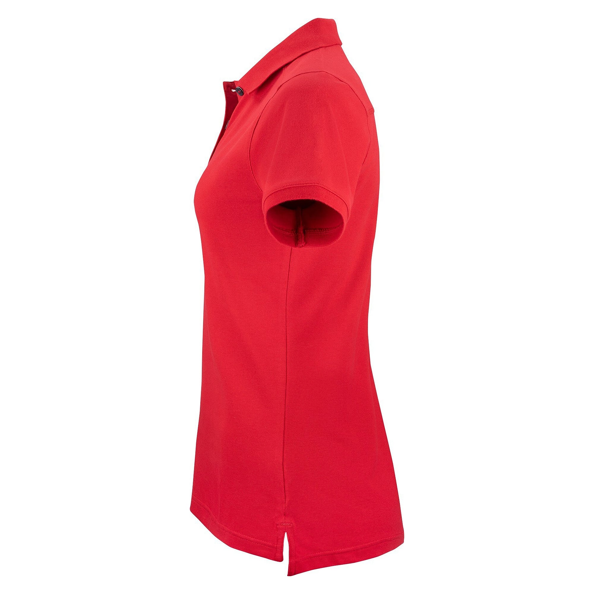 Polo piqué femme Magda en coton bio équitable certifié GOTS, rouge - South West 1000212607
