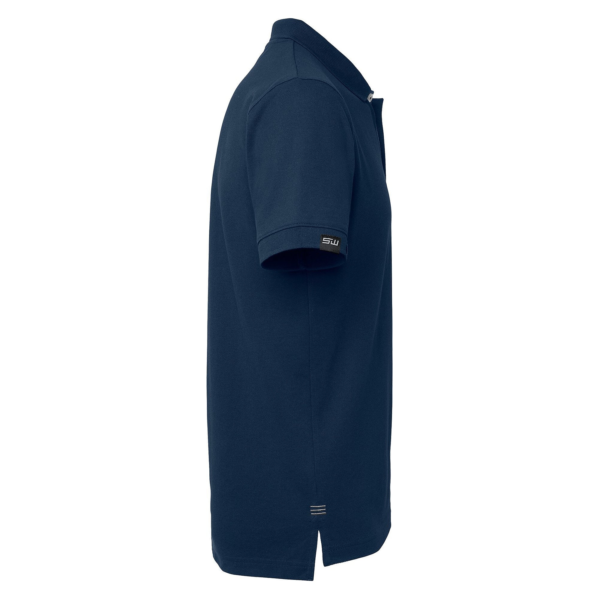 Polo homme Weston à patte contrastée, lavable à 60 °C, bleu marine/gris - South West 1000213954