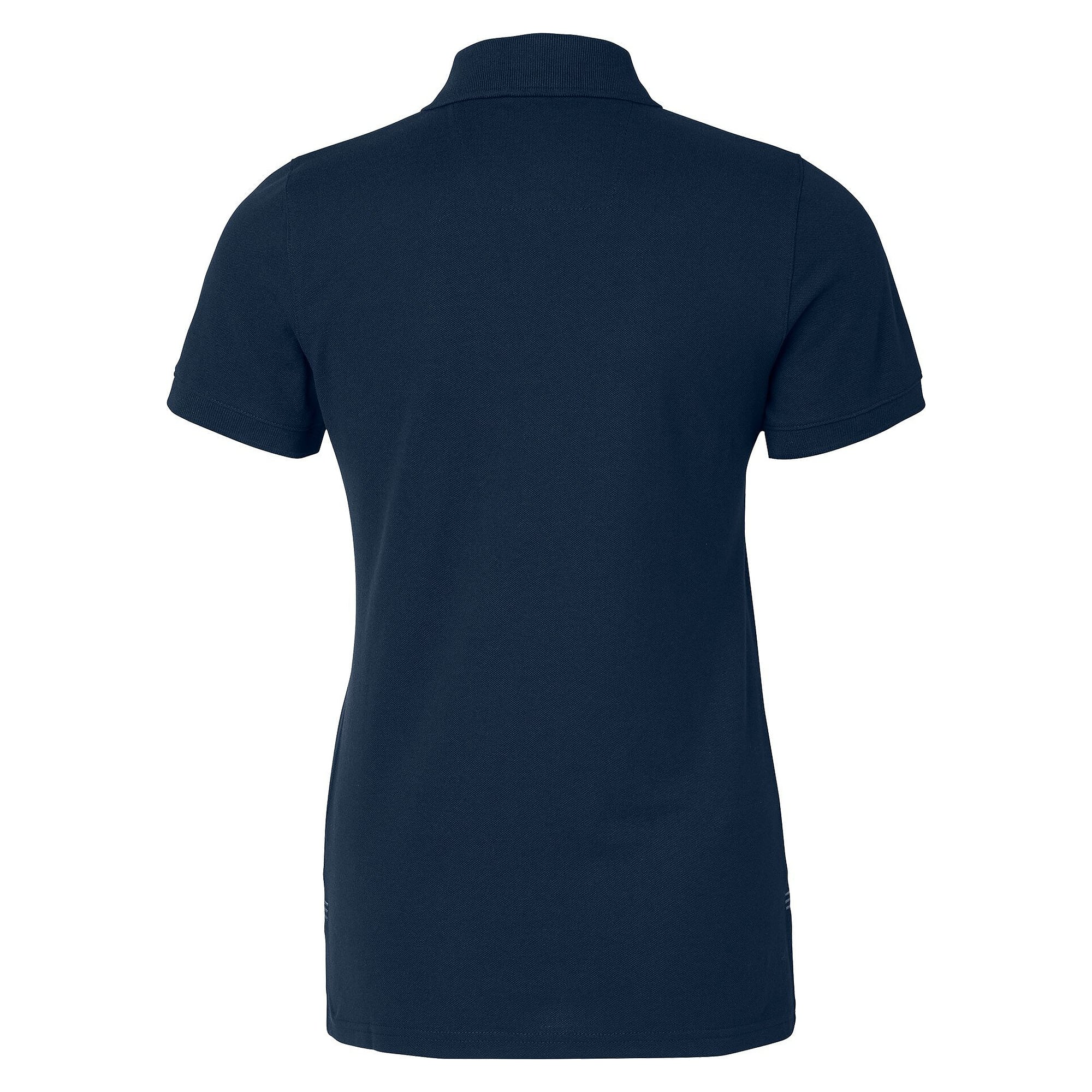Damen-Poloshirt Wera mit Kontrast-Knopfleiste, 60 °C waschbar, navyblau/grau - South West 1000214954
