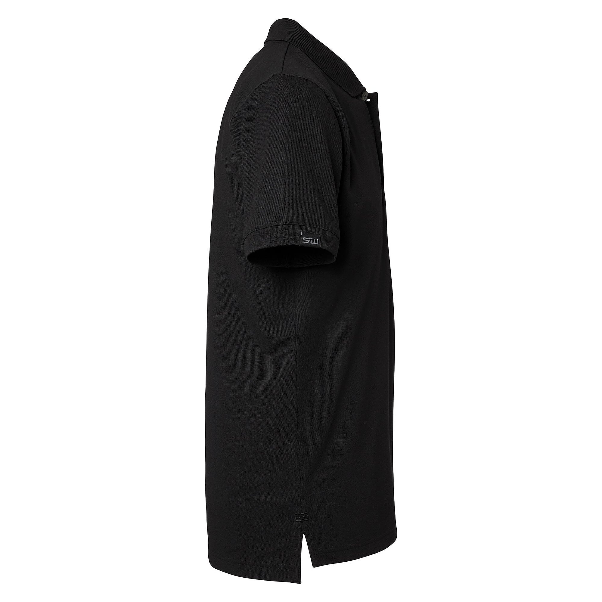 Polo homme uni Weston solid, lavable à 60 °C, noir - South West 1000215001