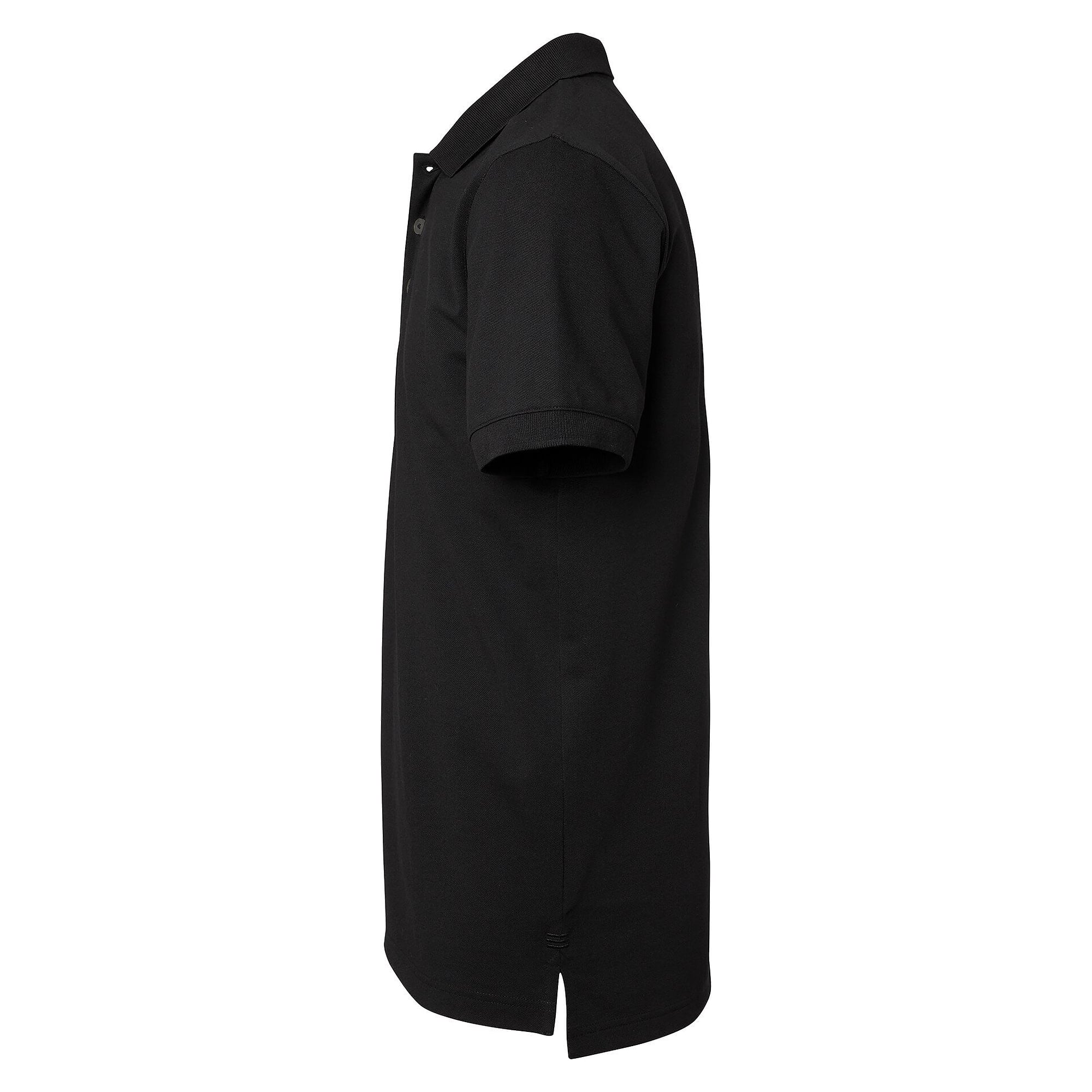 Polo homme uni Weston solid, lavable à 60 °C, noir - South West 1000215001