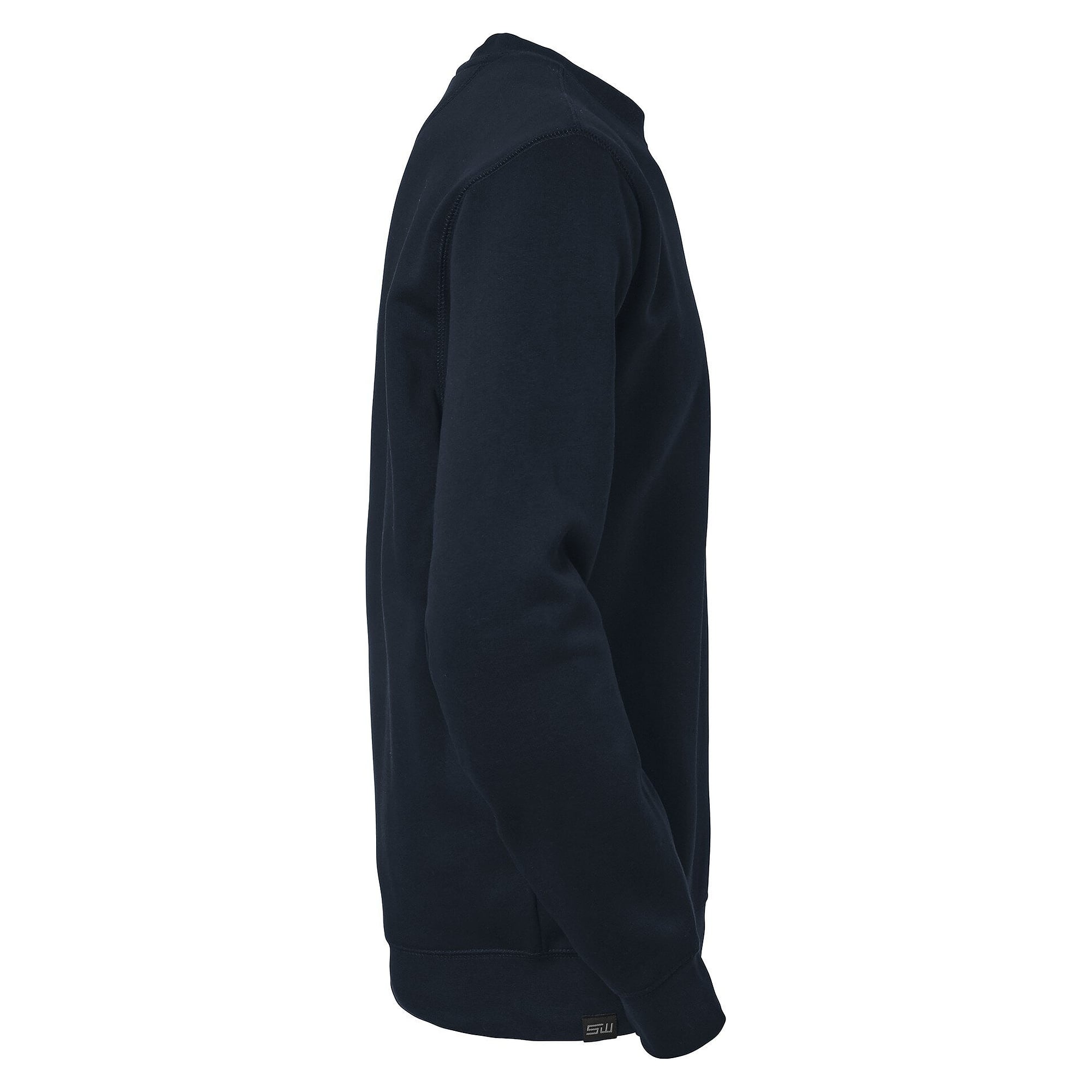 Sweat-shirt col rond Brooks à coutures flatlock et intérieur gratté, unisexe, bleu marine - South West 1000217403