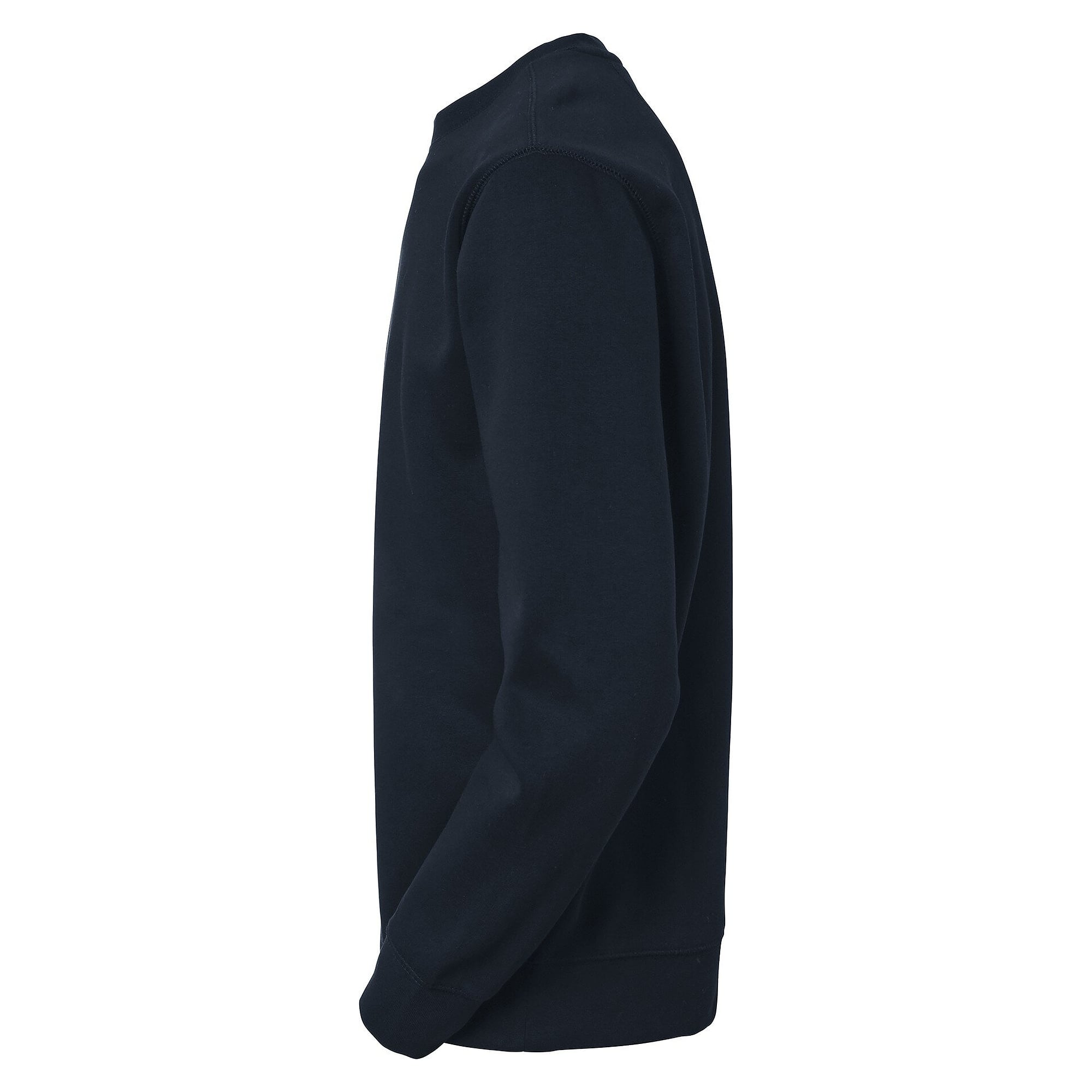Sweat-shirt col rond Brooks à coutures flatlock et intérieur gratté, unisexe, bleu marine - South West 1000217403