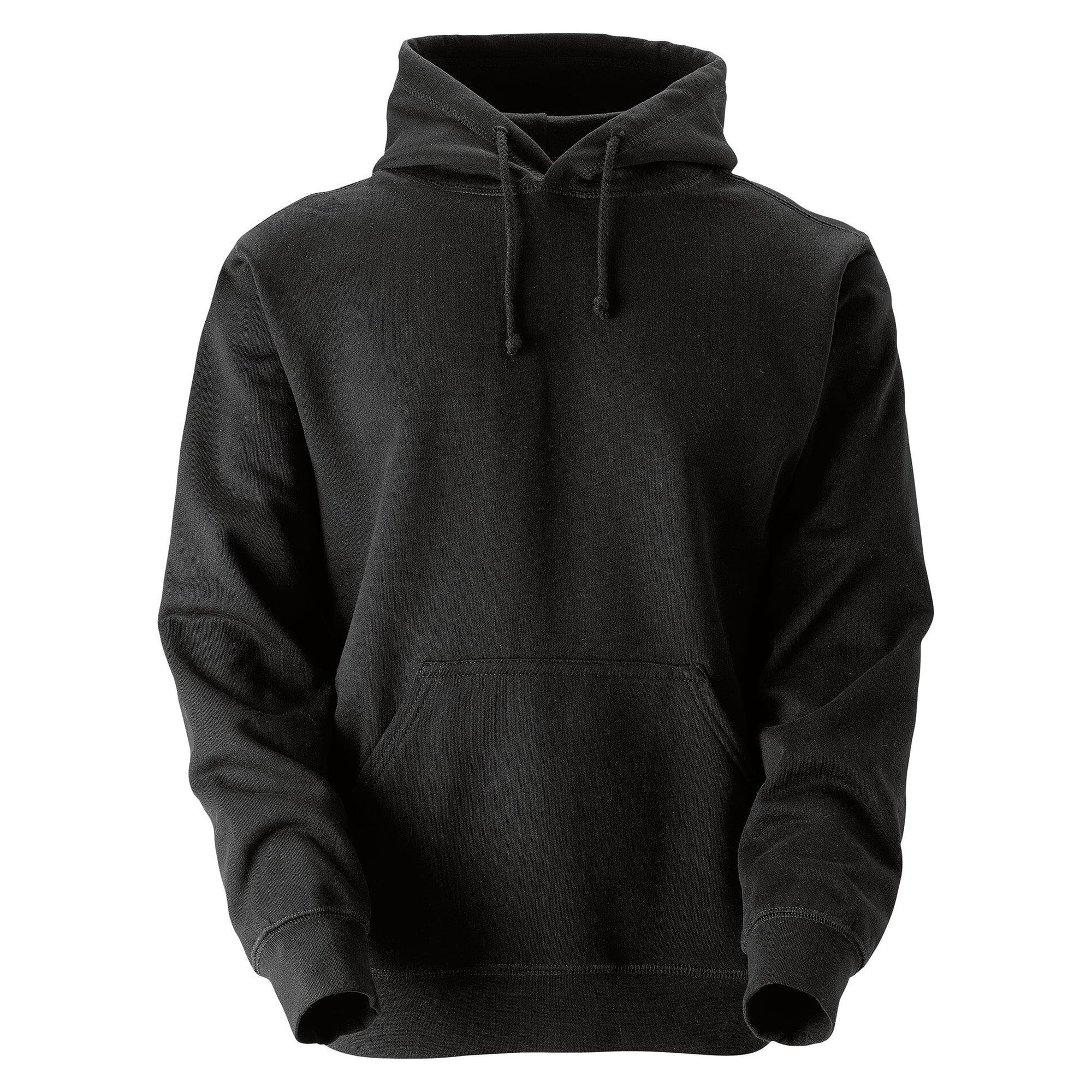 Sweat-shirt à capuche Taber avec poche kangourou et coutures flatlock, unisexe, noir - South West 1000219001