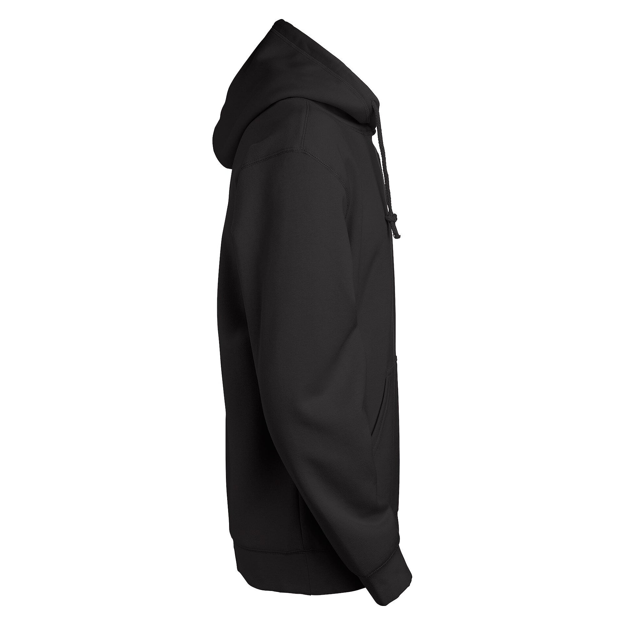 Sweat-shirt à capuche Taber avec poche kangourou et coutures flatlock, unisexe, noir - South West 1000219001