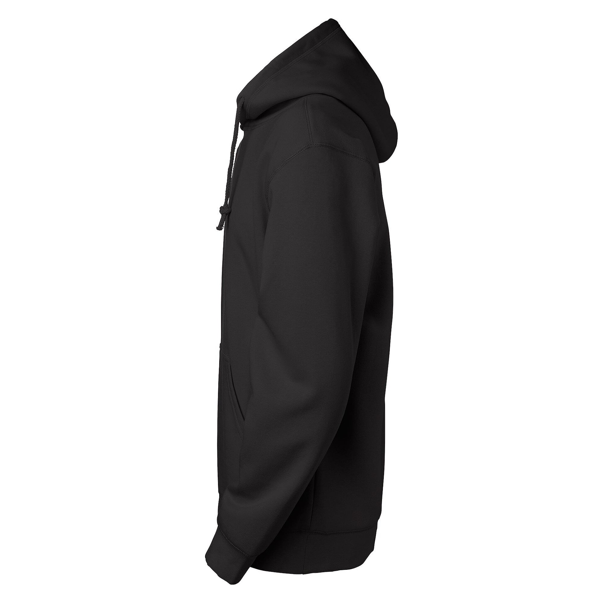 Sweat-shirt à capuche Taber avec poche kangourou et coutures flatlock, unisexe, noir - South West 1000219001