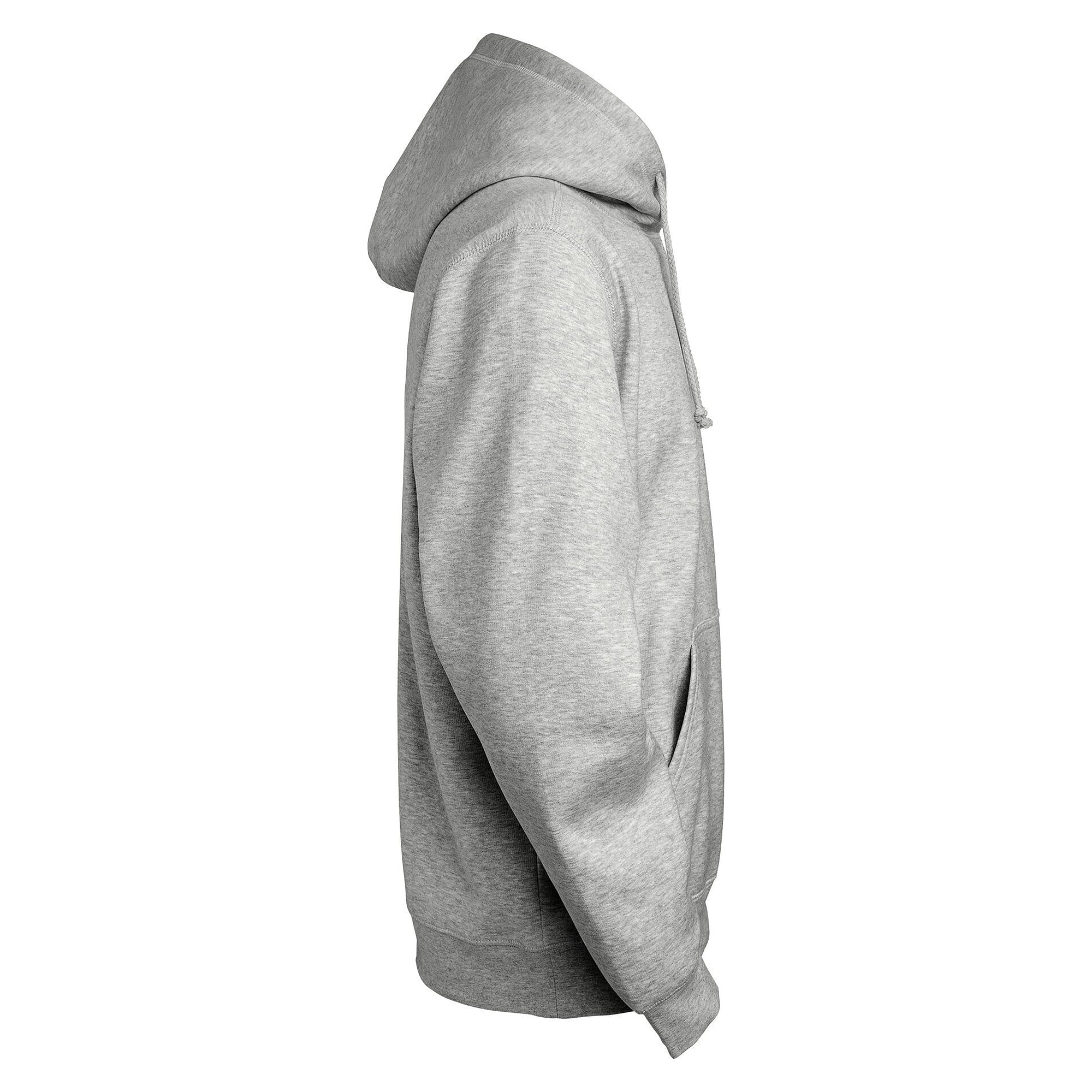 Kapuzensweatshirt Taber mit Kängurutasche und Flatlock-Nähten, unisex, grau meliert - South West 1000219041