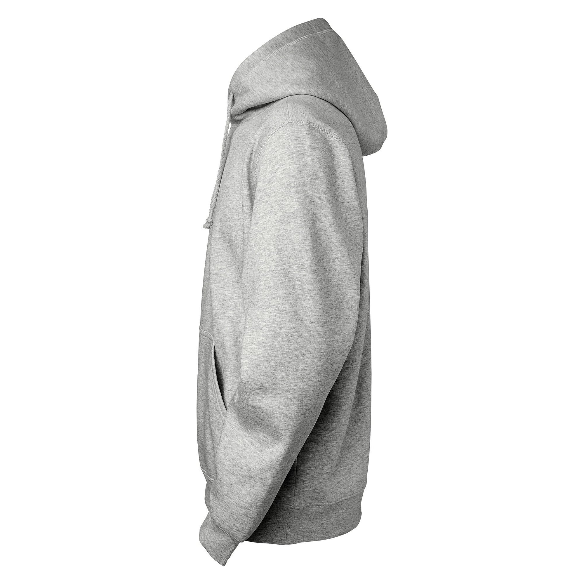 Kapuzensweatshirt Taber mit Kängurutasche und Flatlock-Nähten, unisex, grau meliert - South West 1000219041