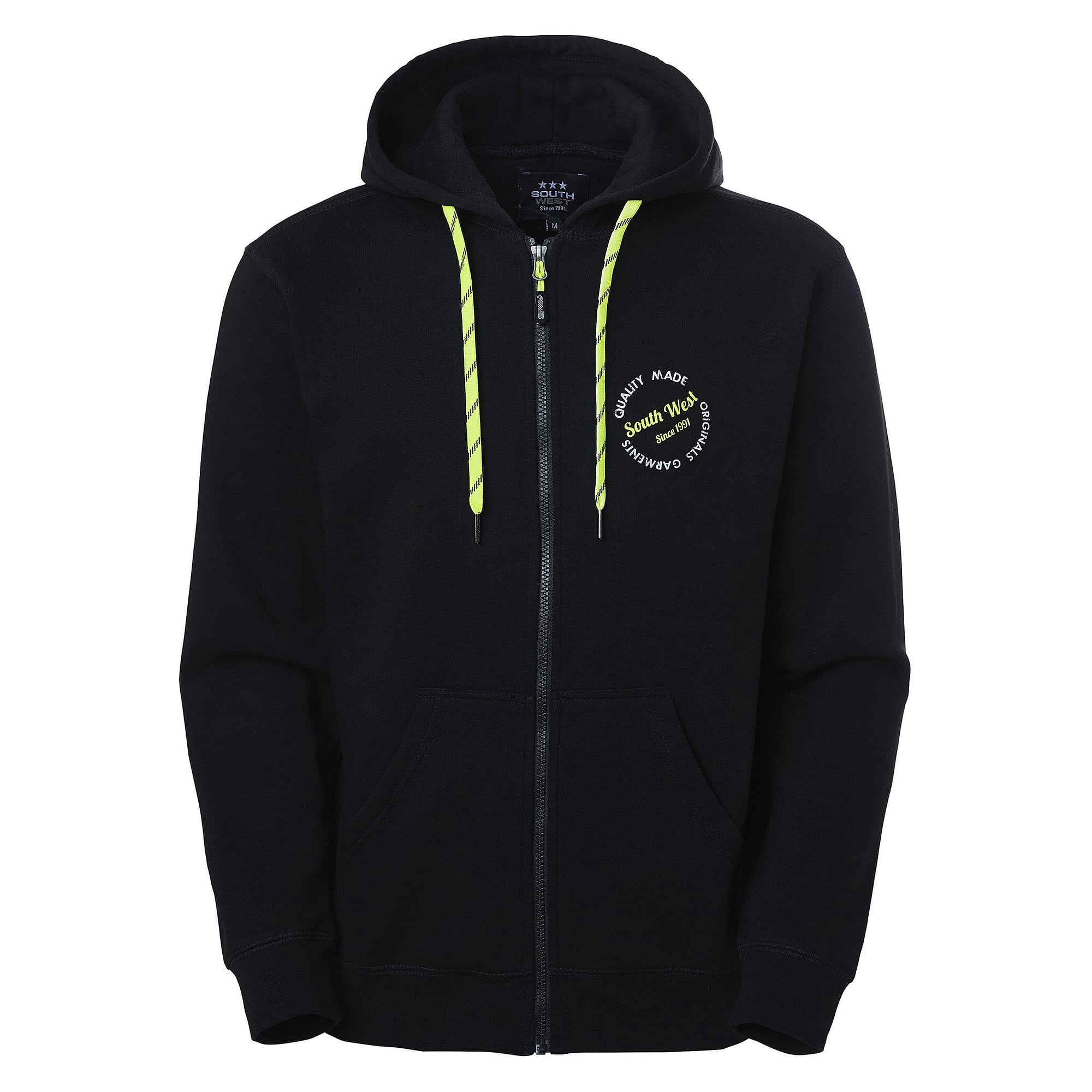 Veste sweat à capuche Parry zip intégral, double capuche, homme, bleu marine - South West 1000221403