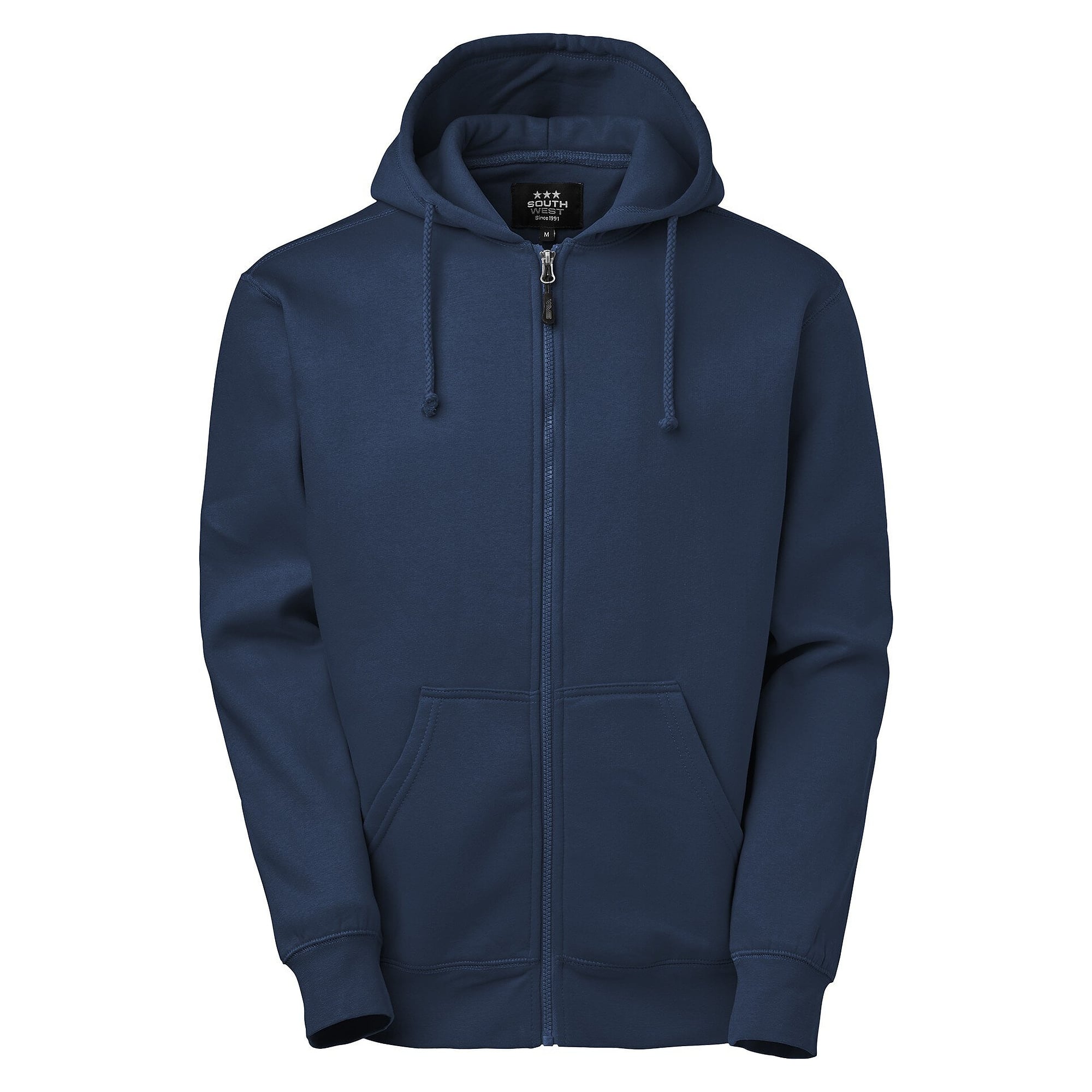 Veste sweat à capuche Parry zip intégral, double capuche, homme, bleu marine - South West 1000221403
