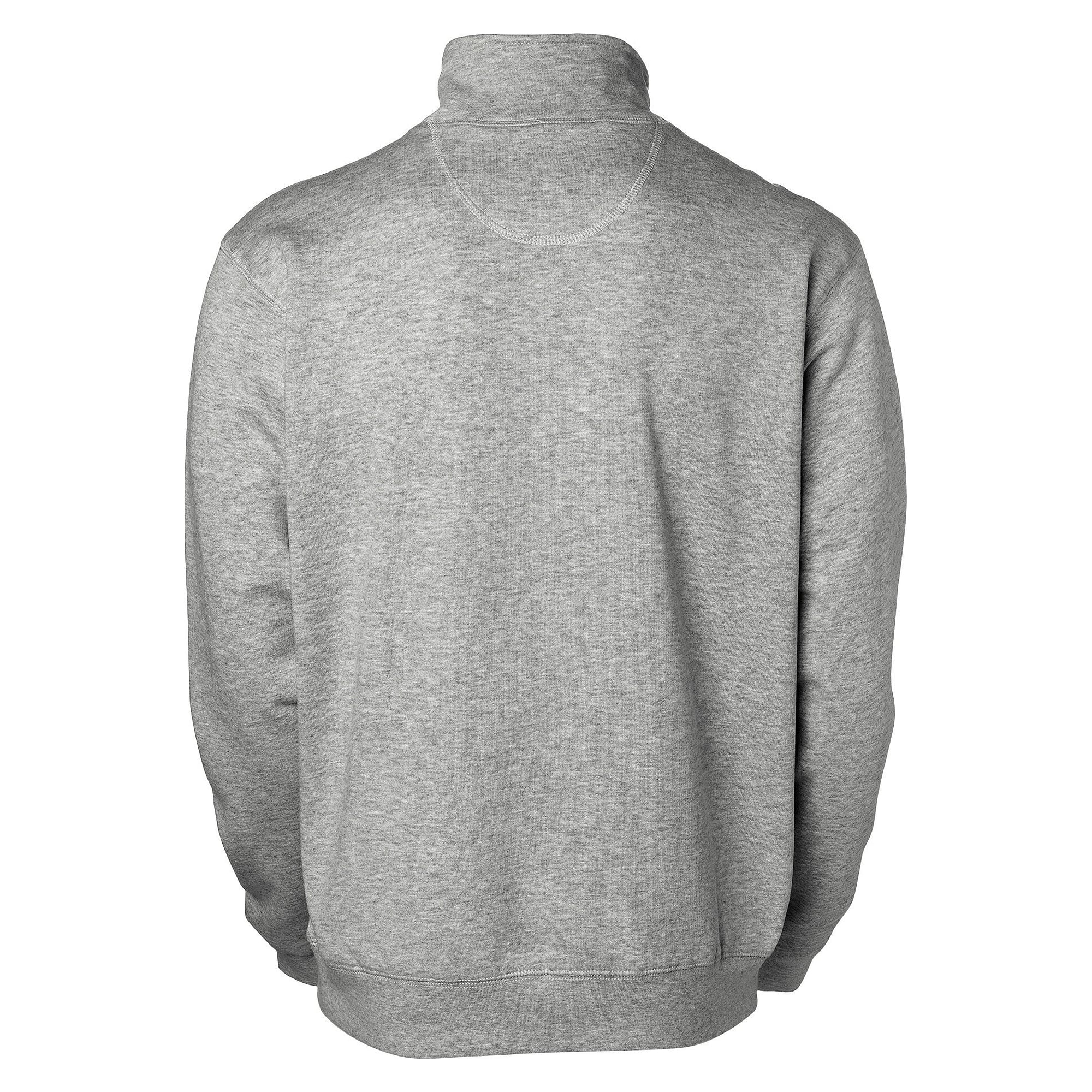 Sweat-shirt camionneur Stewart demi-zip à col montant, homme, gris chiné - South West 1000223041