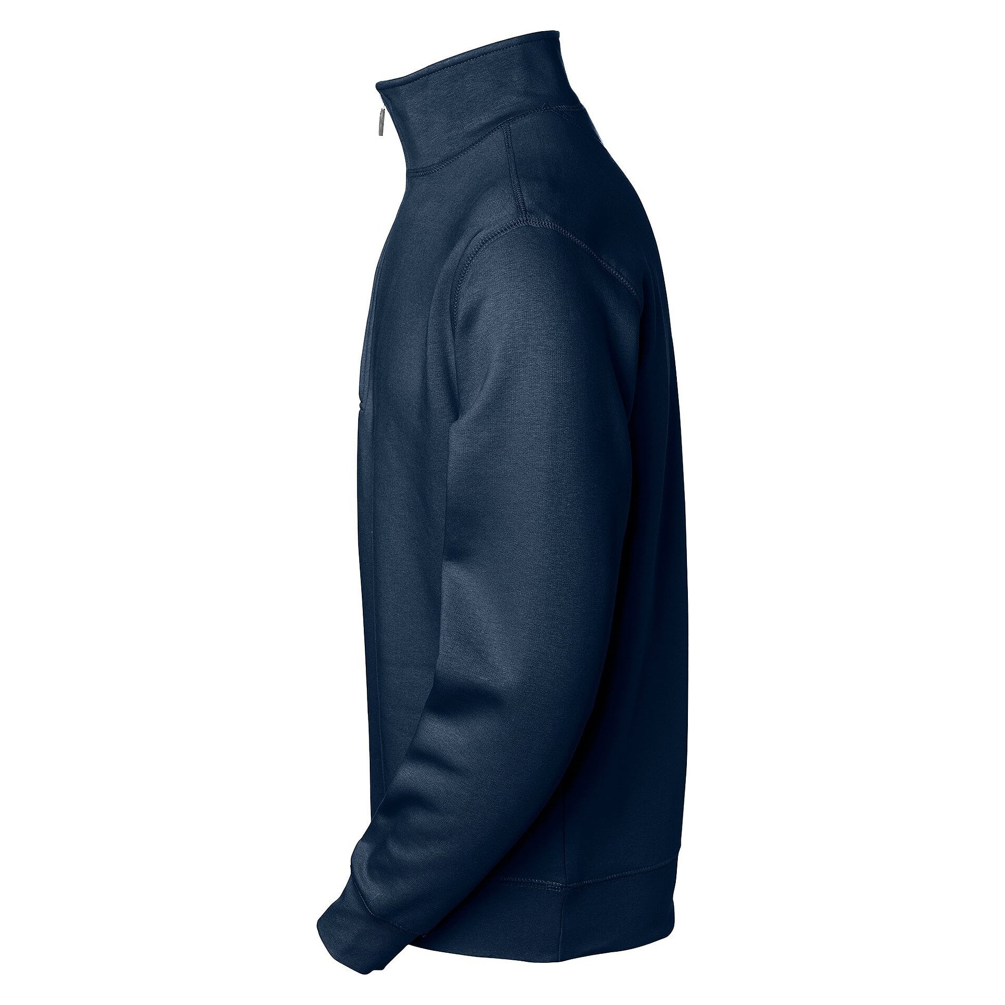 Sweat-shirt camionneur Stewart demi-zip à col montant, homme, bleu marine - South West 1000223403