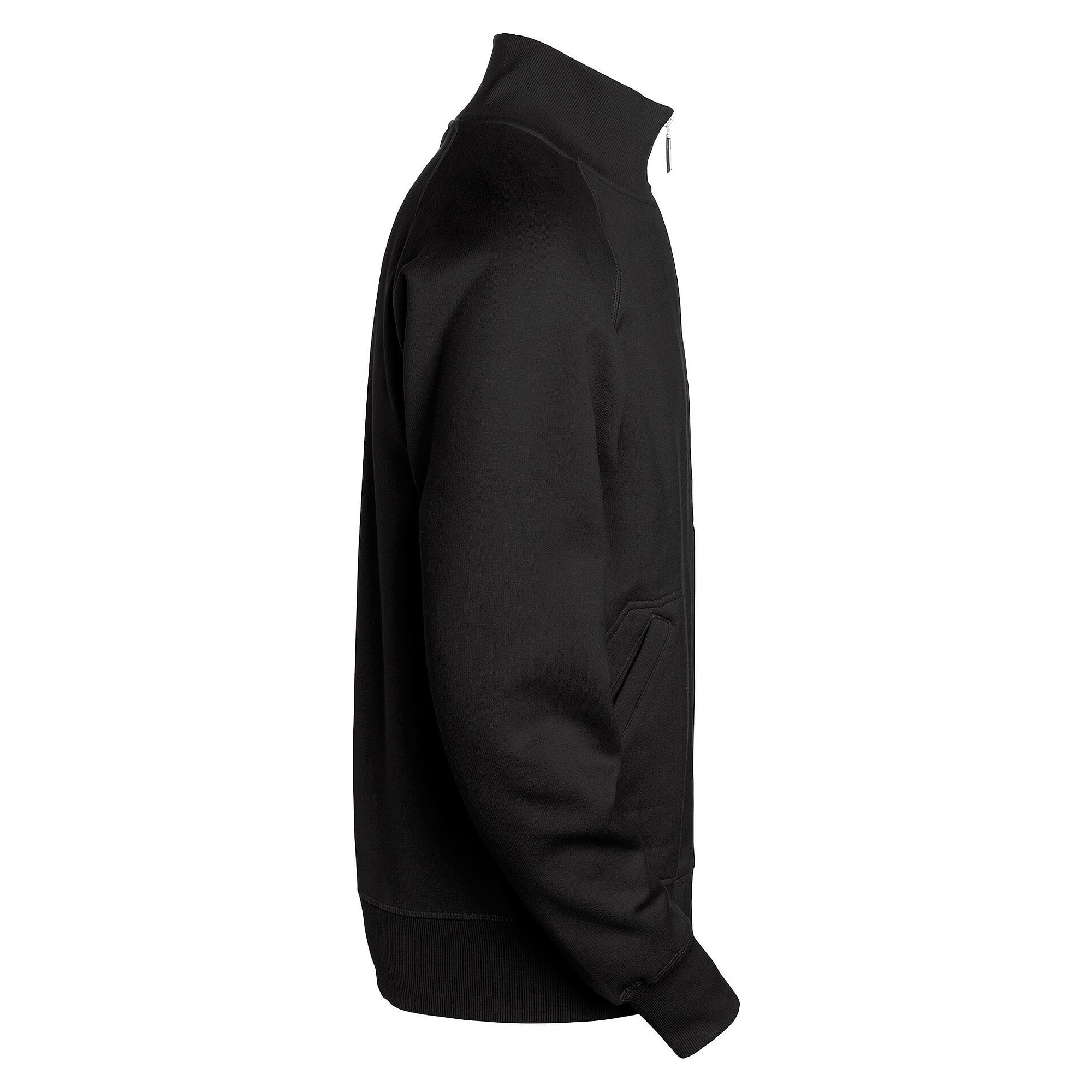 Veste sweat zippée Denver à manches raglan et intérieur brossé, homme, noir - South West 1000227001