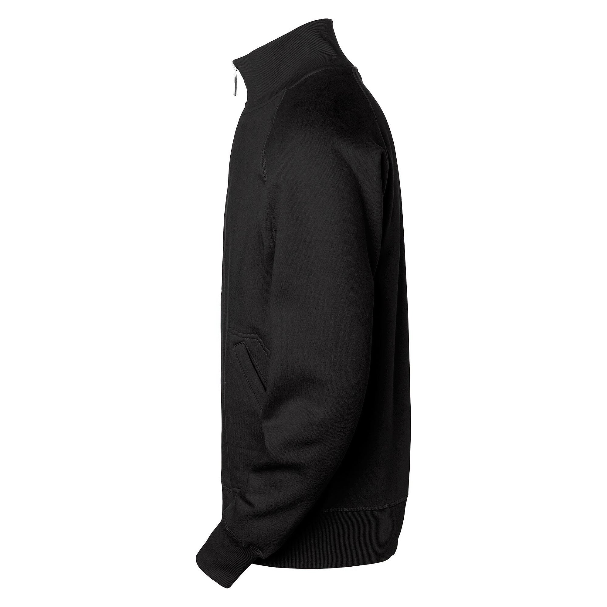 Veste sweat zippée Denver à manches raglan et intérieur brossé, homme, noir - South West 1000227001