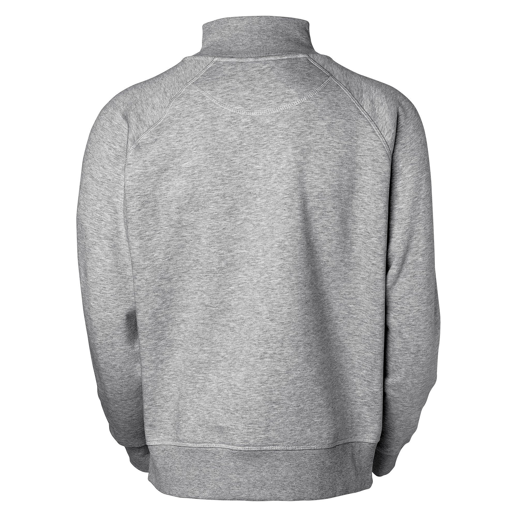 Veste sweat zippée Denver à manches raglan et intérieur brossé, homme, gris chiné - South West 1000227041