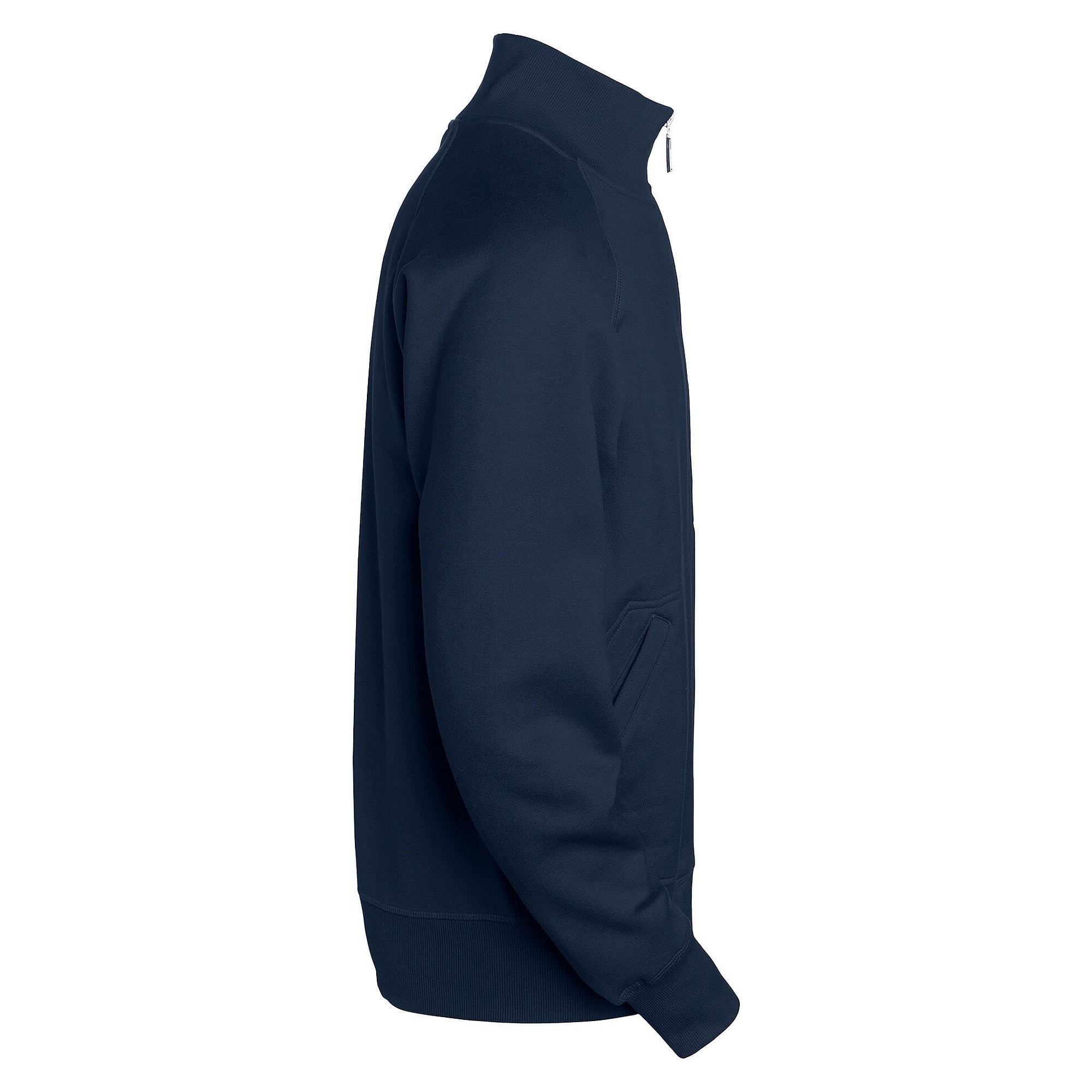Veste sweat zippée Denver à manches raglan et intérieur brossé, homme, bleu marine - South West 1000227403
