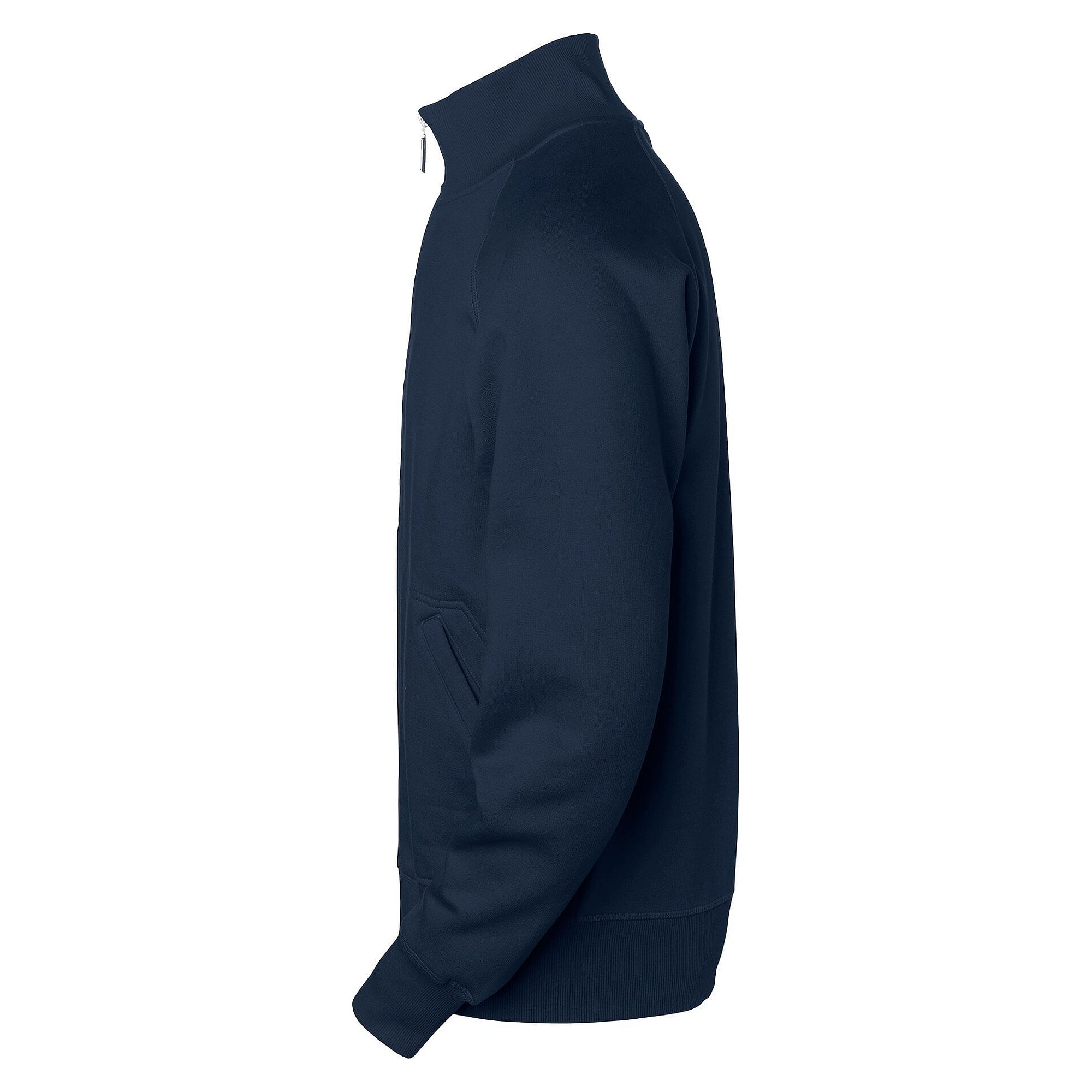 Veste sweat zippée Denver à manches raglan et intérieur brossé, homme, bleu marine - South West 1000227403