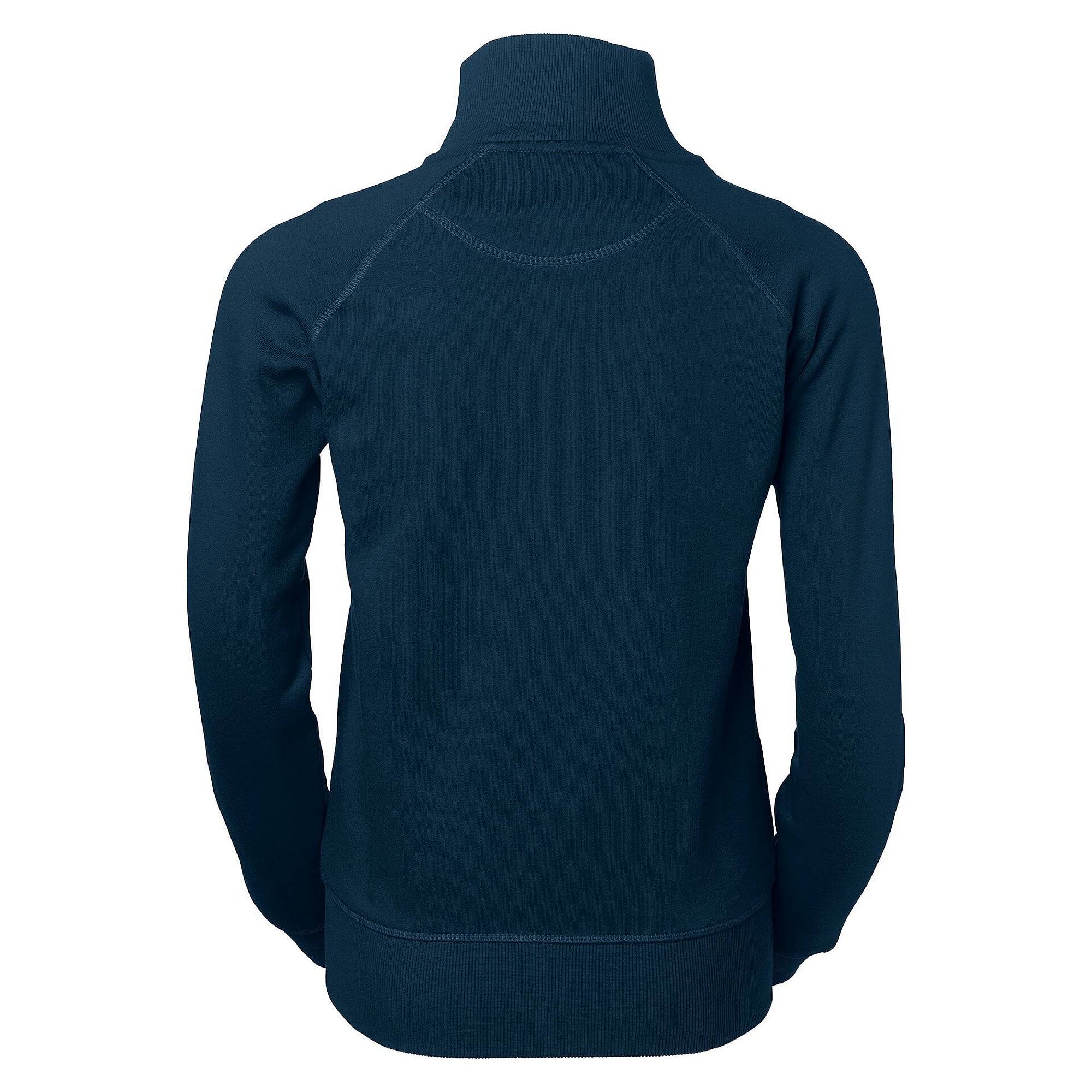 Zip sweat jacket Savannah in women's cut with raglan sleeves and brushed inside, navy - South West 1000228403