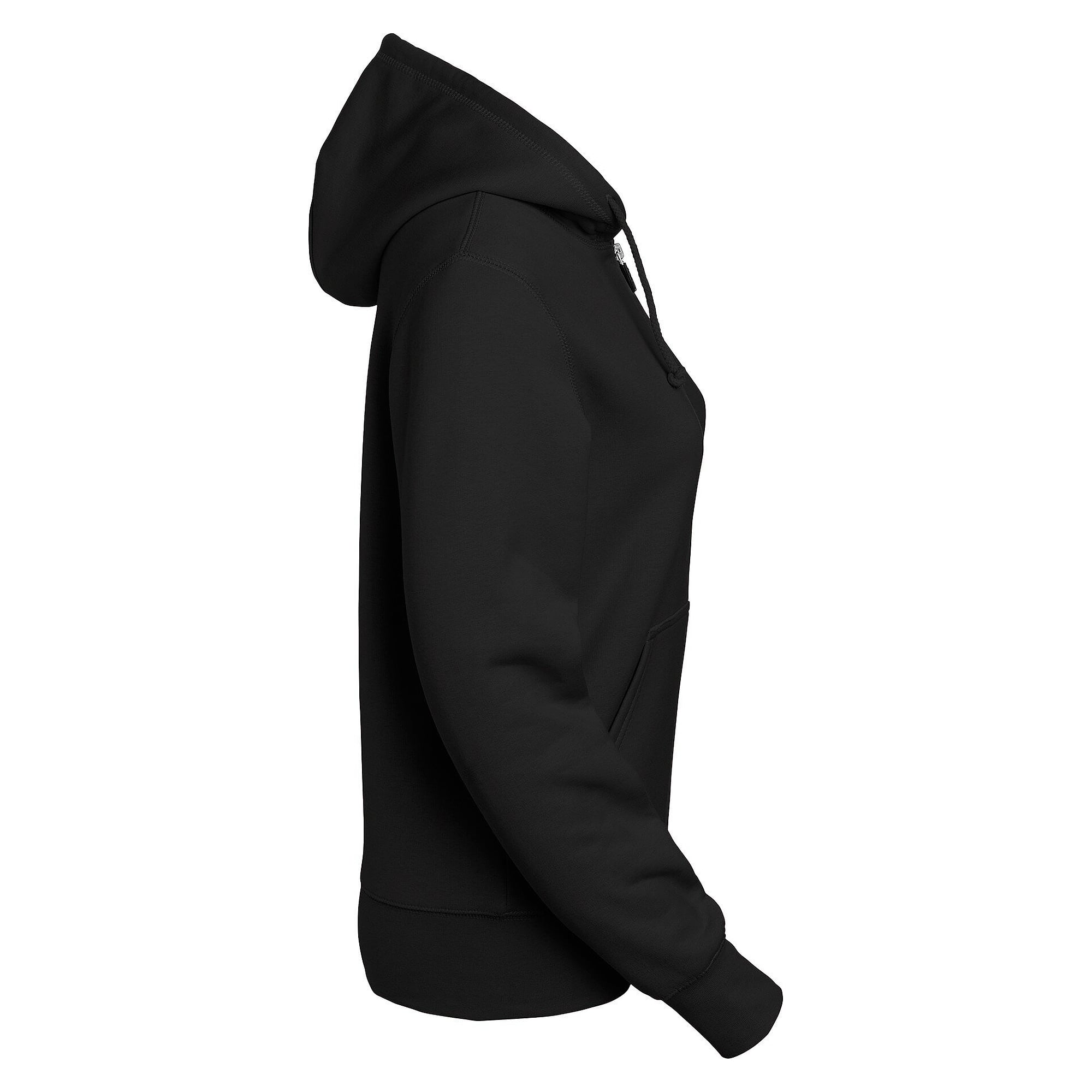 Veste sweat à capuche Georgia coupe femme, zip intégral, double capuche, noir - South West 1000229001