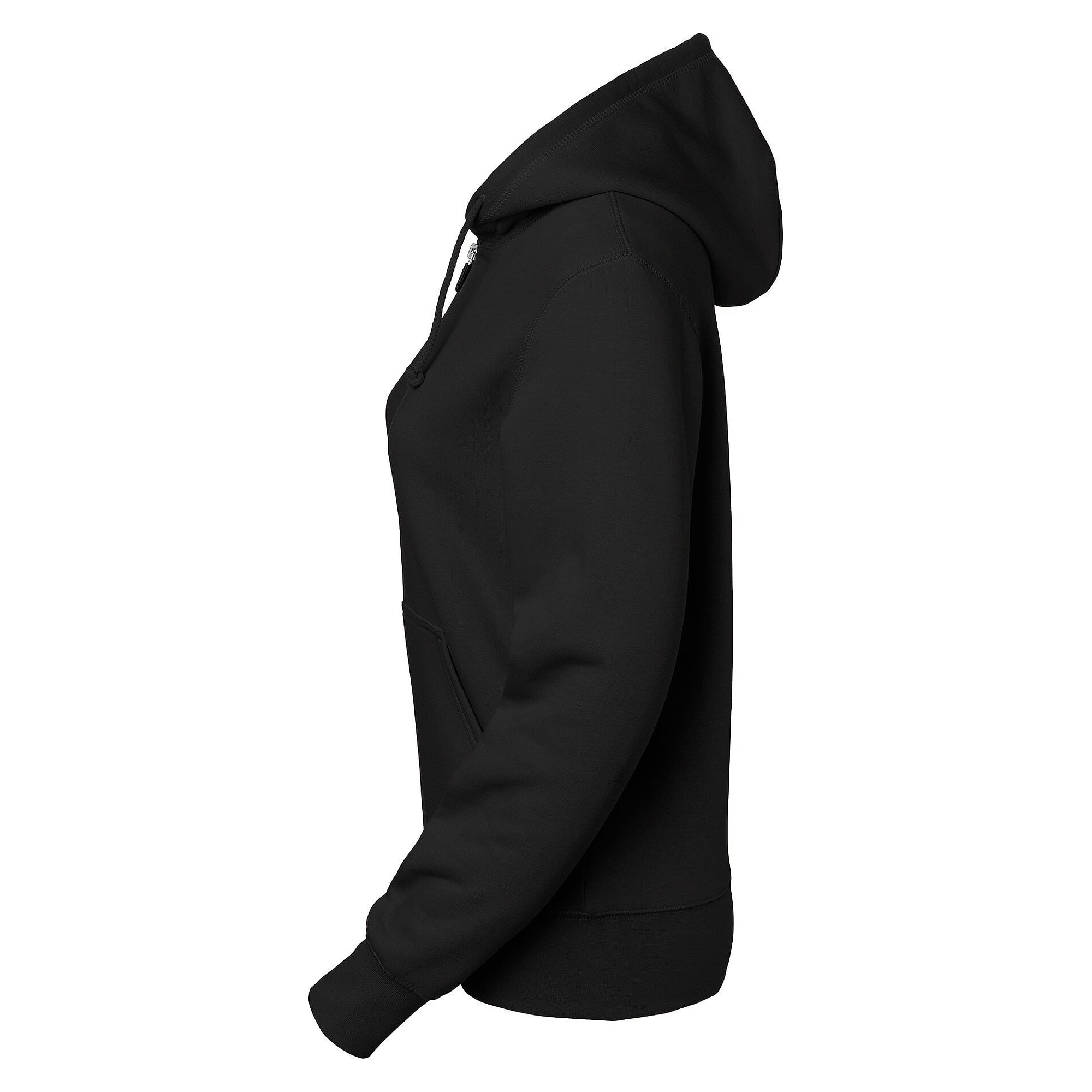 Veste sweat à capuche Georgia coupe femme, zip intégral, double capuche, noir - South West 1000229001