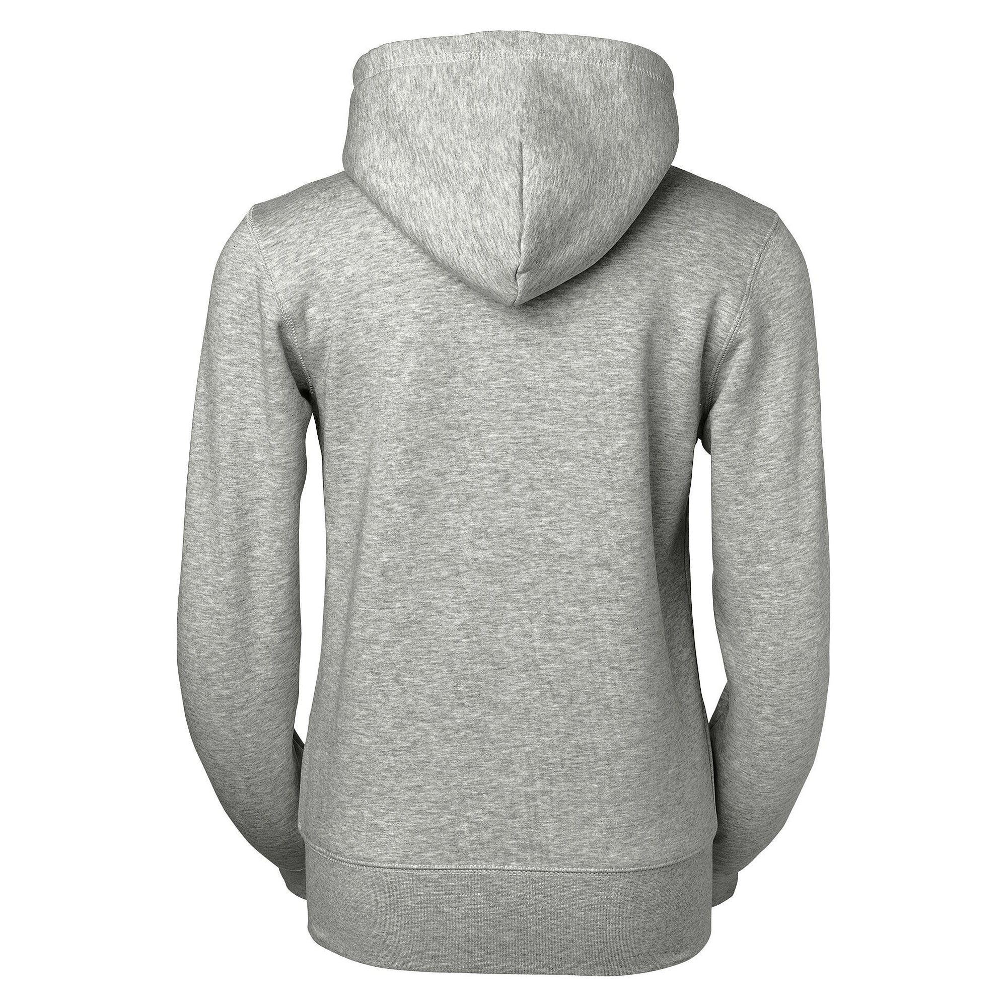 Kapuzen-Sweatjacke Georgia im Damenschnitt mit Full-Zip und doppelter Kapuze, grau meliert - South West 1000229041