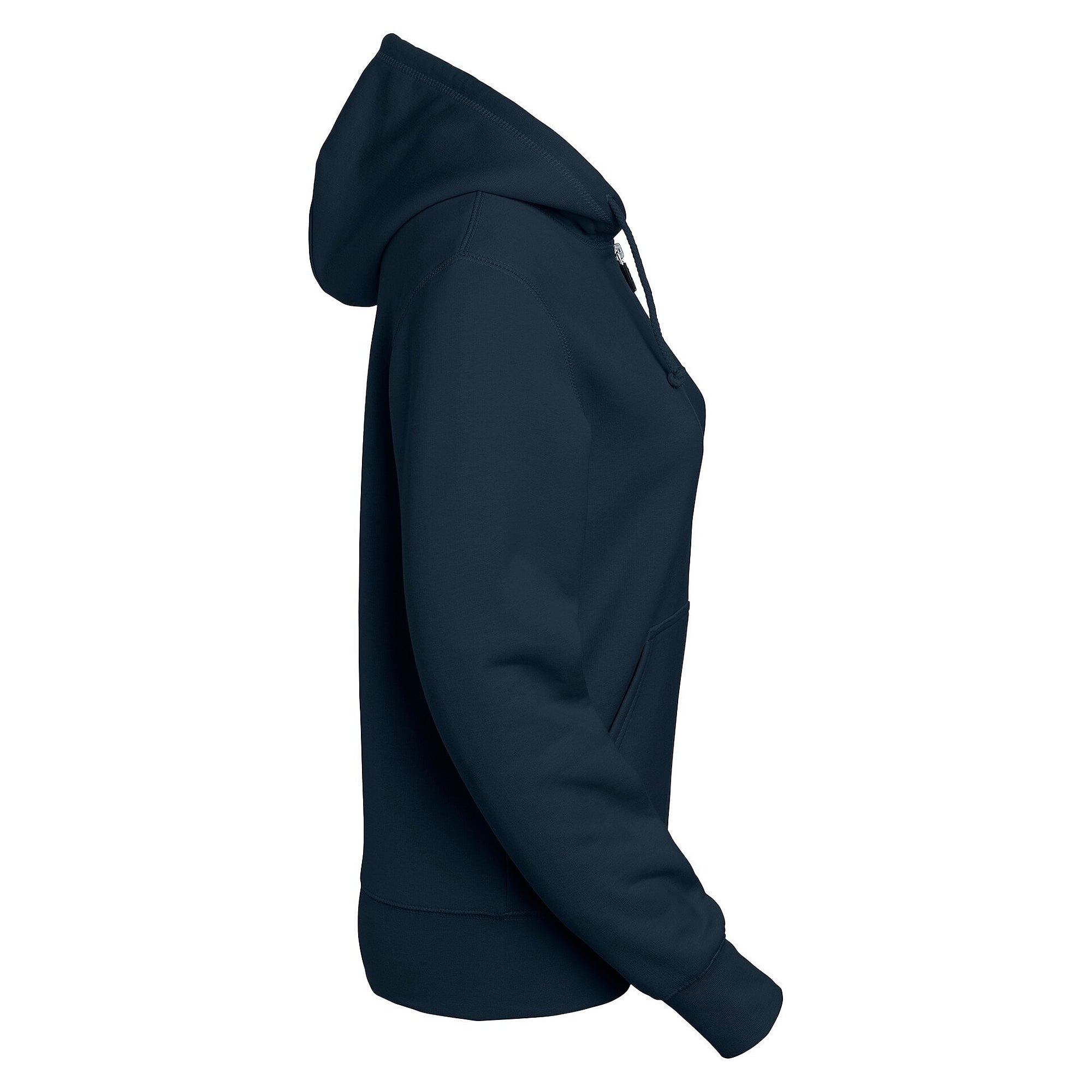 Veste sweat à capuche Georgia coupe femme, zip intégral, double capuche, bleu marine - South West 1000229403