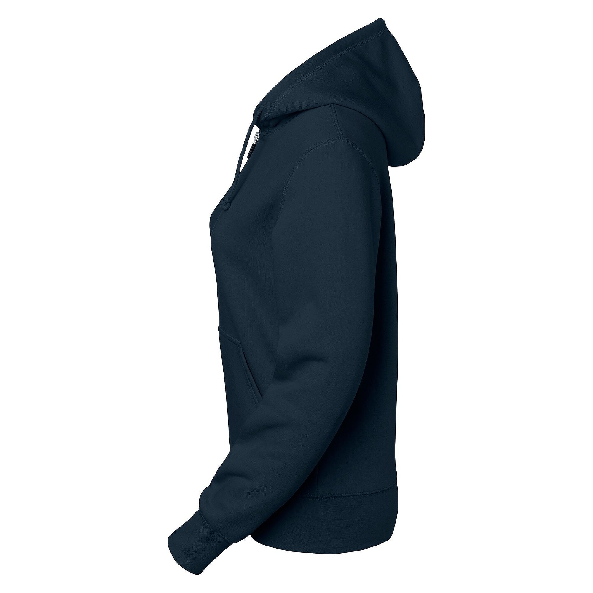 Veste sweat à capuche Georgia coupe femme, zip intégral, double capuche, bleu marine - South West 1000229403