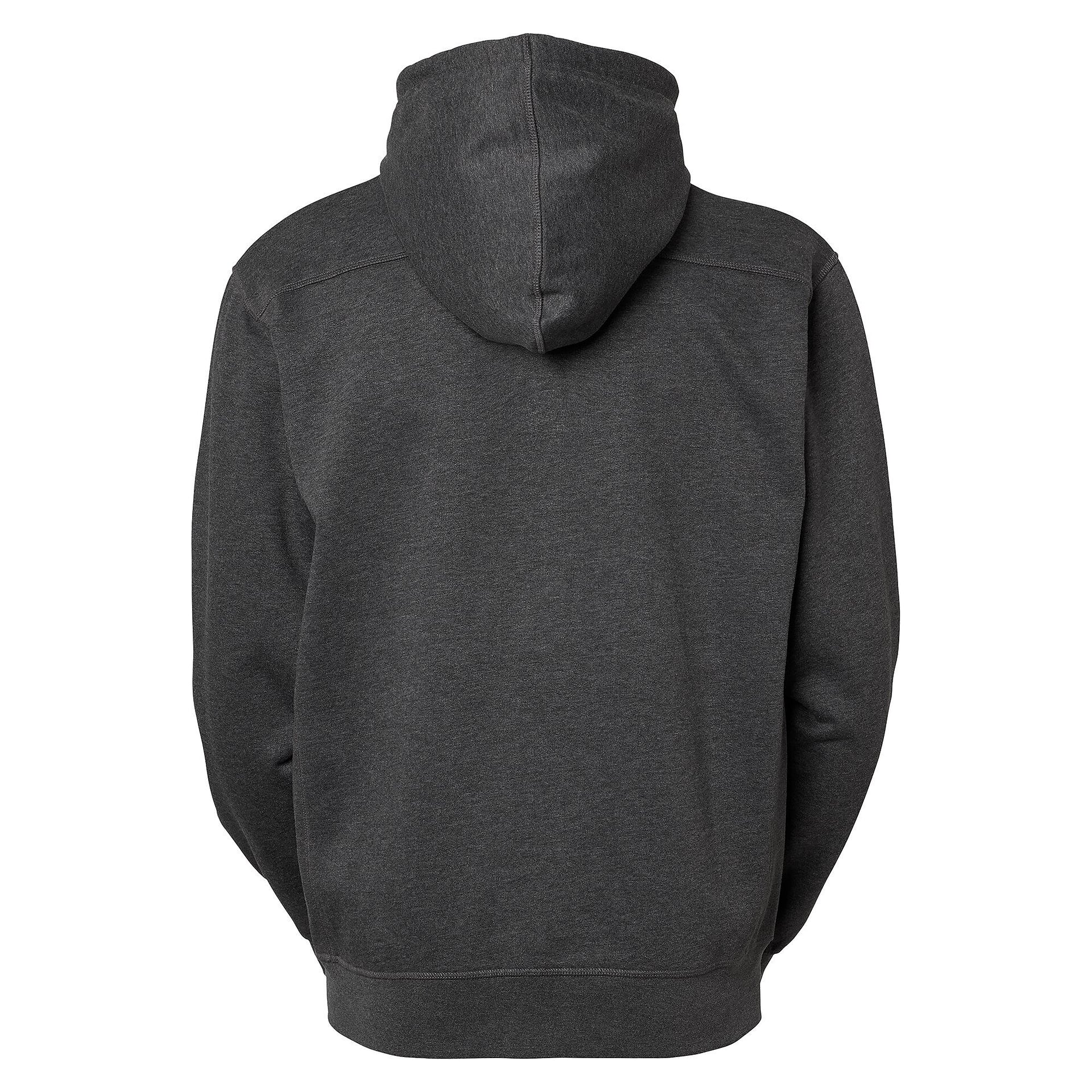 Hooded full-zip sweat jacket Franklin with contrast panels, men, dark grey - South West 1000231021