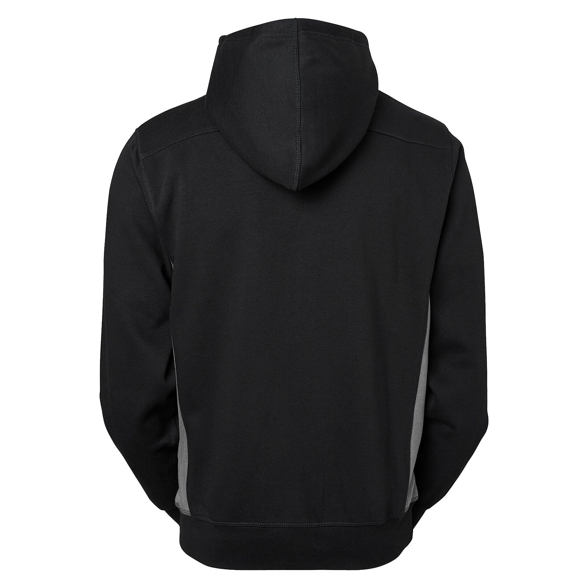 Kapuzen-Sweatjacke Franklin mit Full-Zip und Kontrasteinsätzen, Herren, schwarz/grau - South West 1000231901