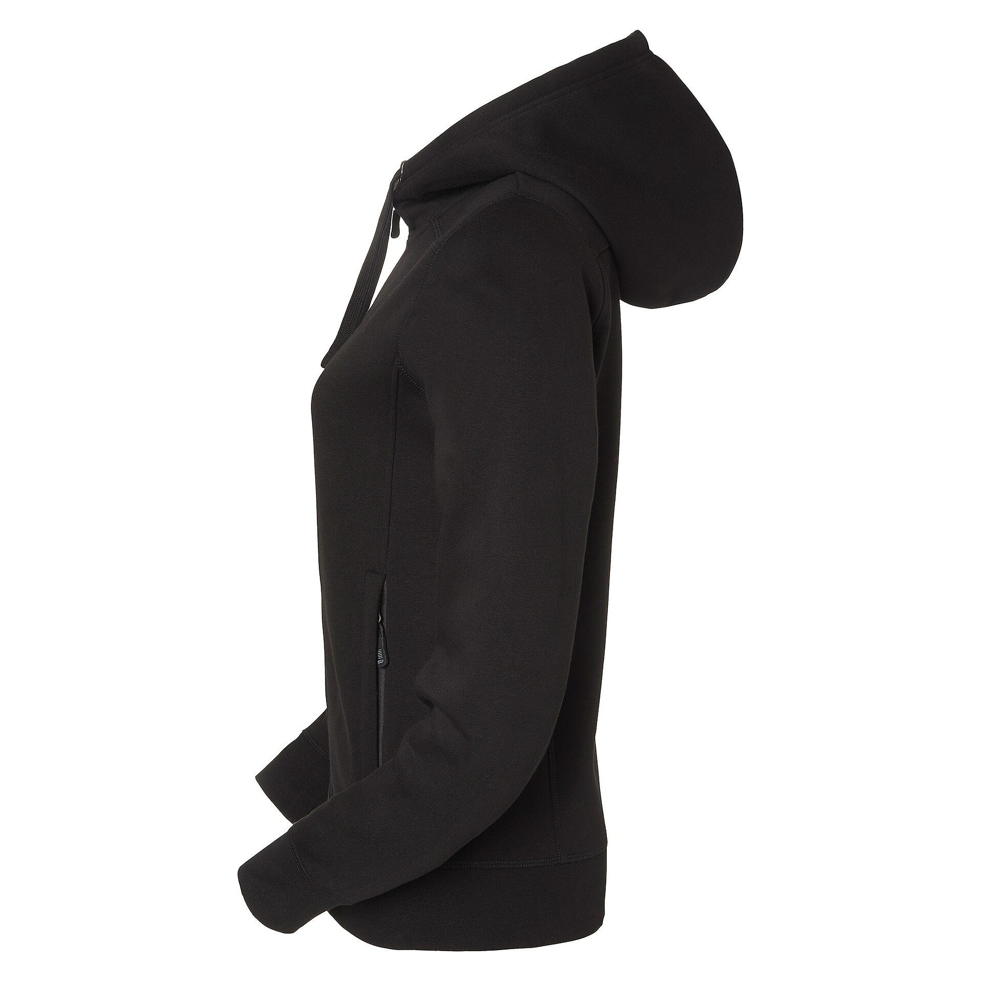 Veste sweat à capuche Ava zip intégral avec empiècements contrastés, femme, noir - South West 1000232001