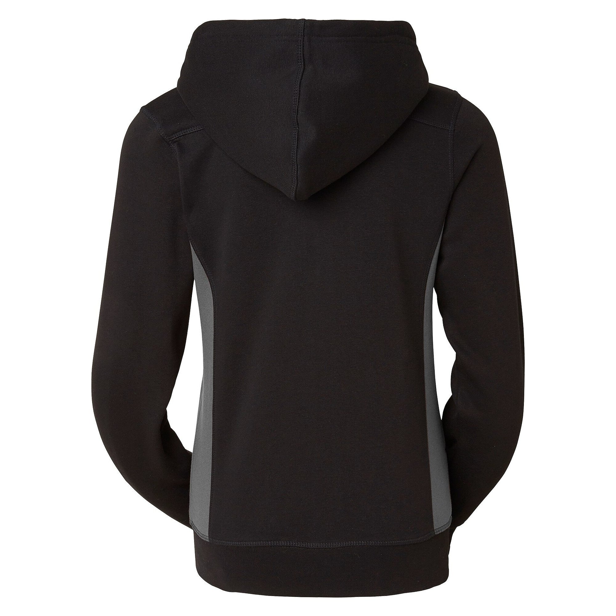 Veste sweat à capuche Ava zip intégral avec empiècements contrastés, femme, noir/gris - South West 1000232901