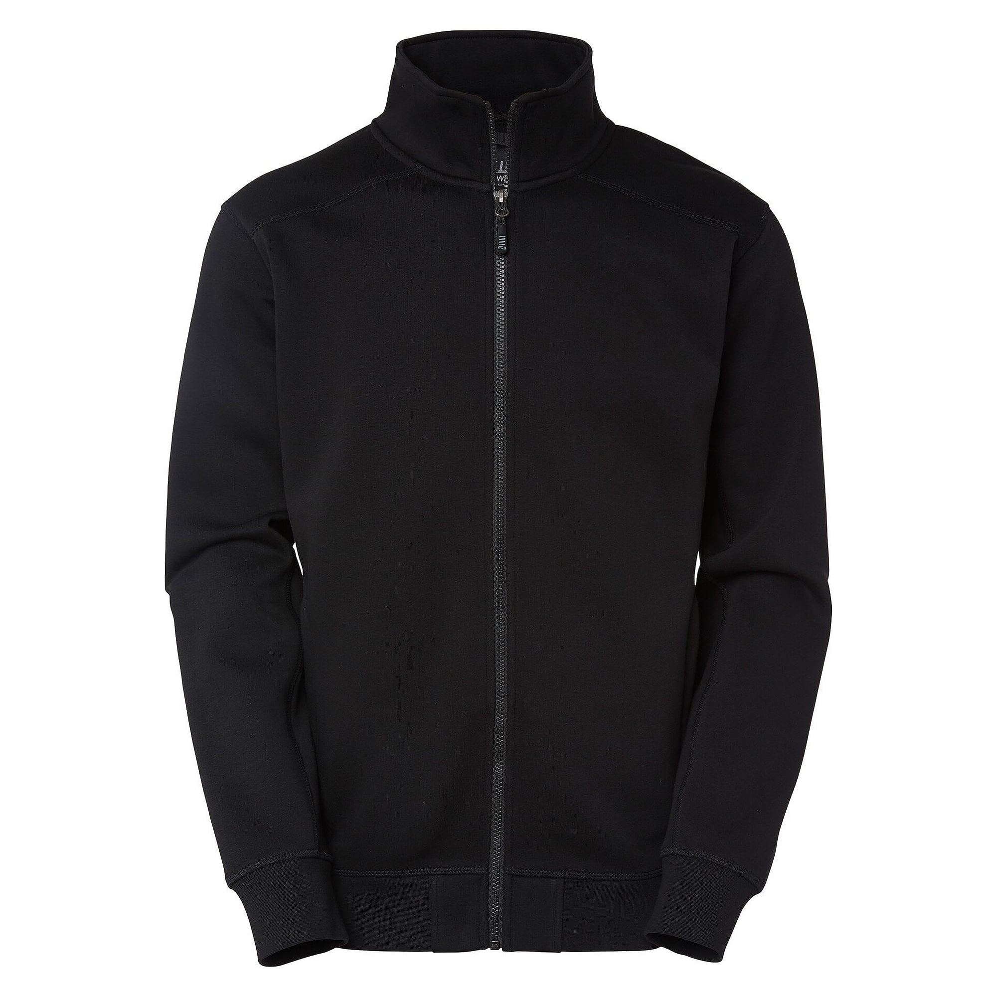 Veste sweat zippée Lincoln pour homme, intérieur brossé, noir - South West 1000233001