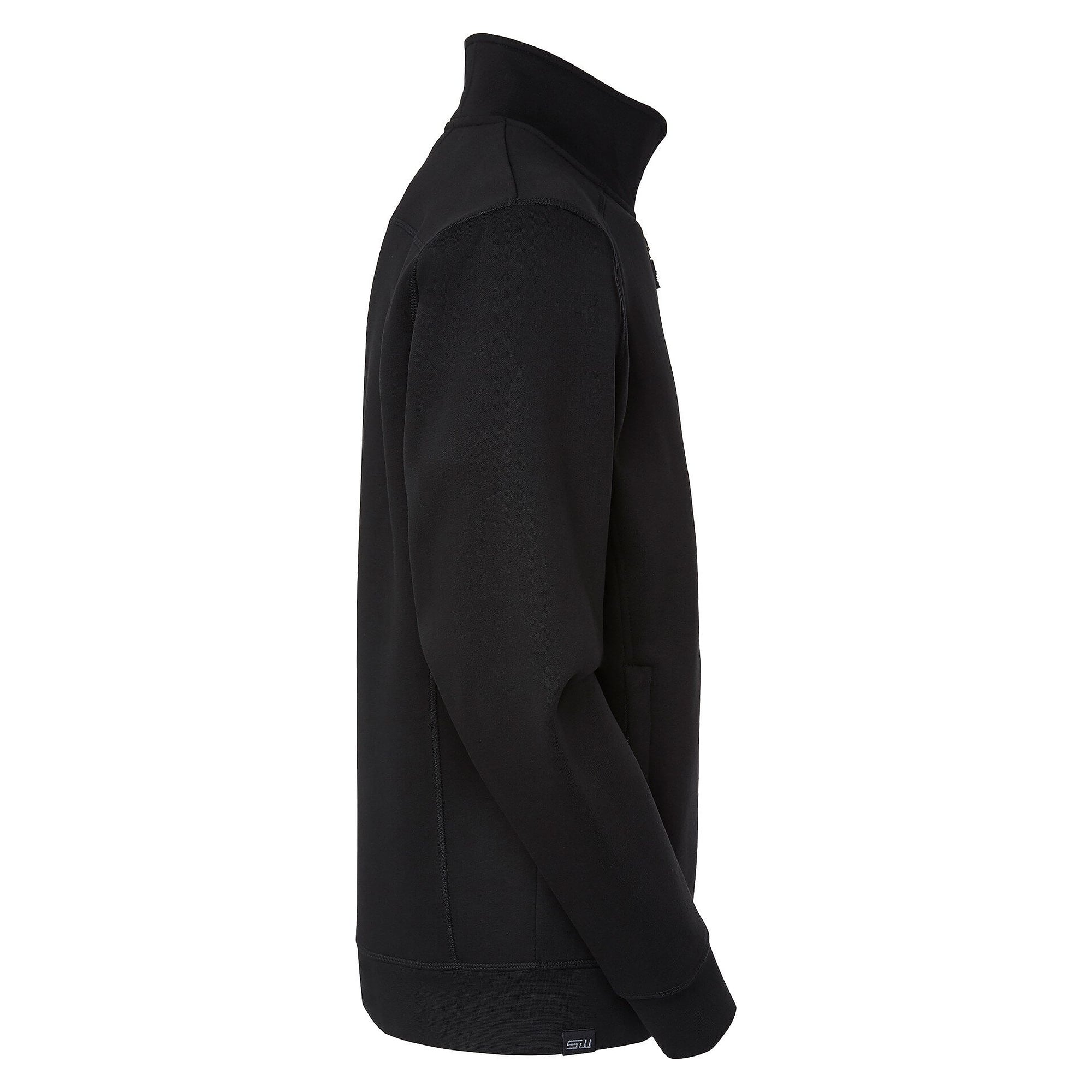 Veste sweat zippée Lincoln pour homme, intérieur brossé, noir - South West 1000233001