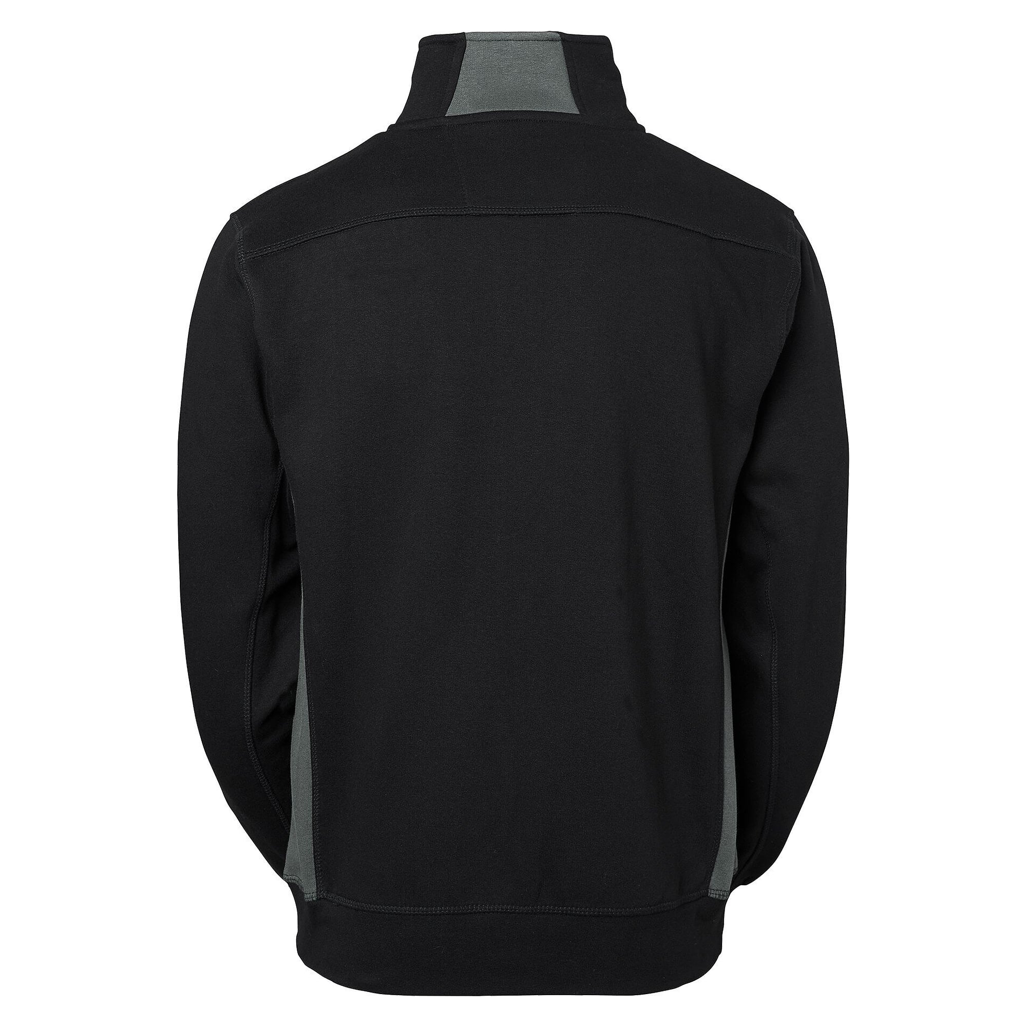 Veste sweat zippée Lincoln pour homme, intérieur brossé, noir/gris - South West 1000233901