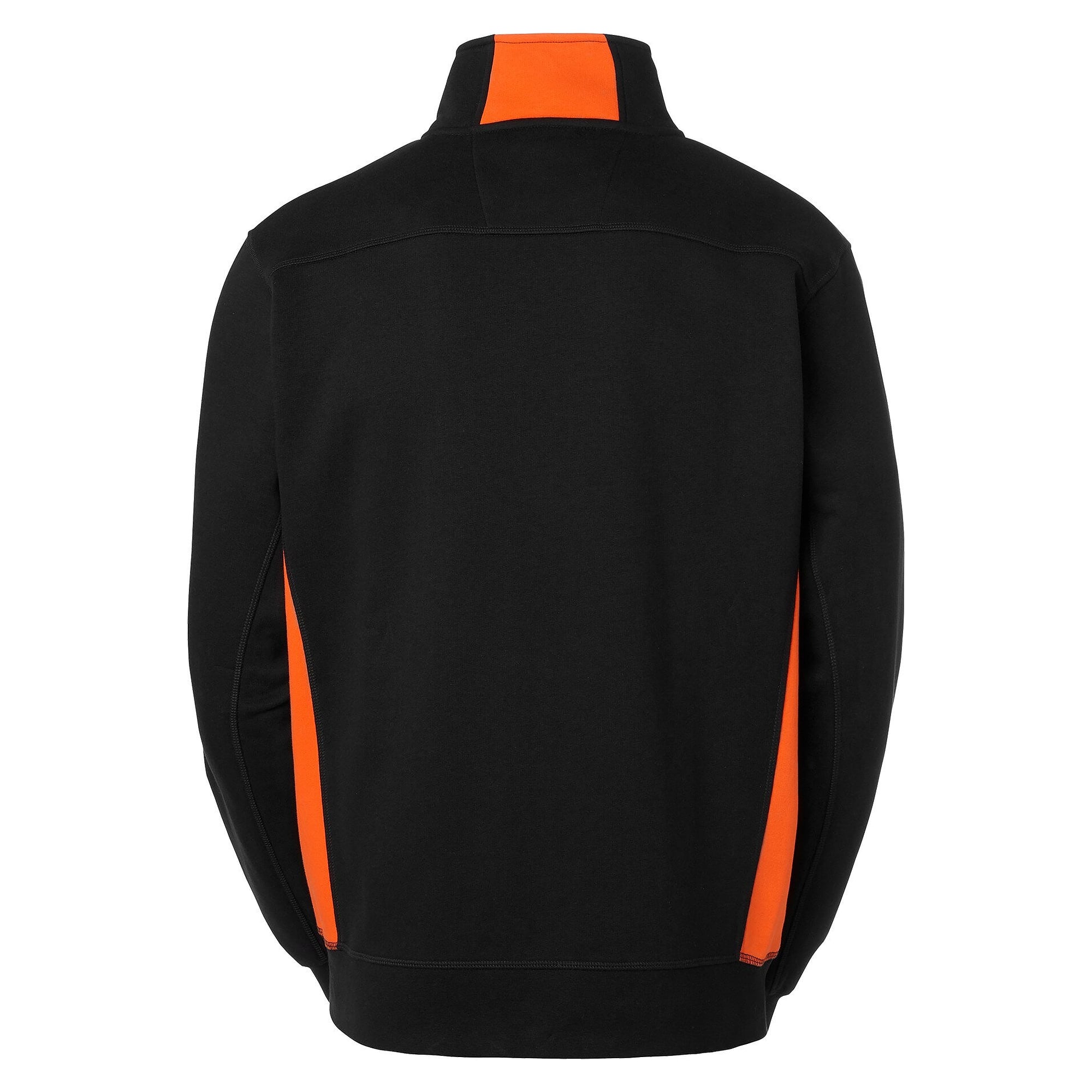 Veste sweat zippée Lincoln pour homme, intérieur brossé, noir/orange - South West 1000233916