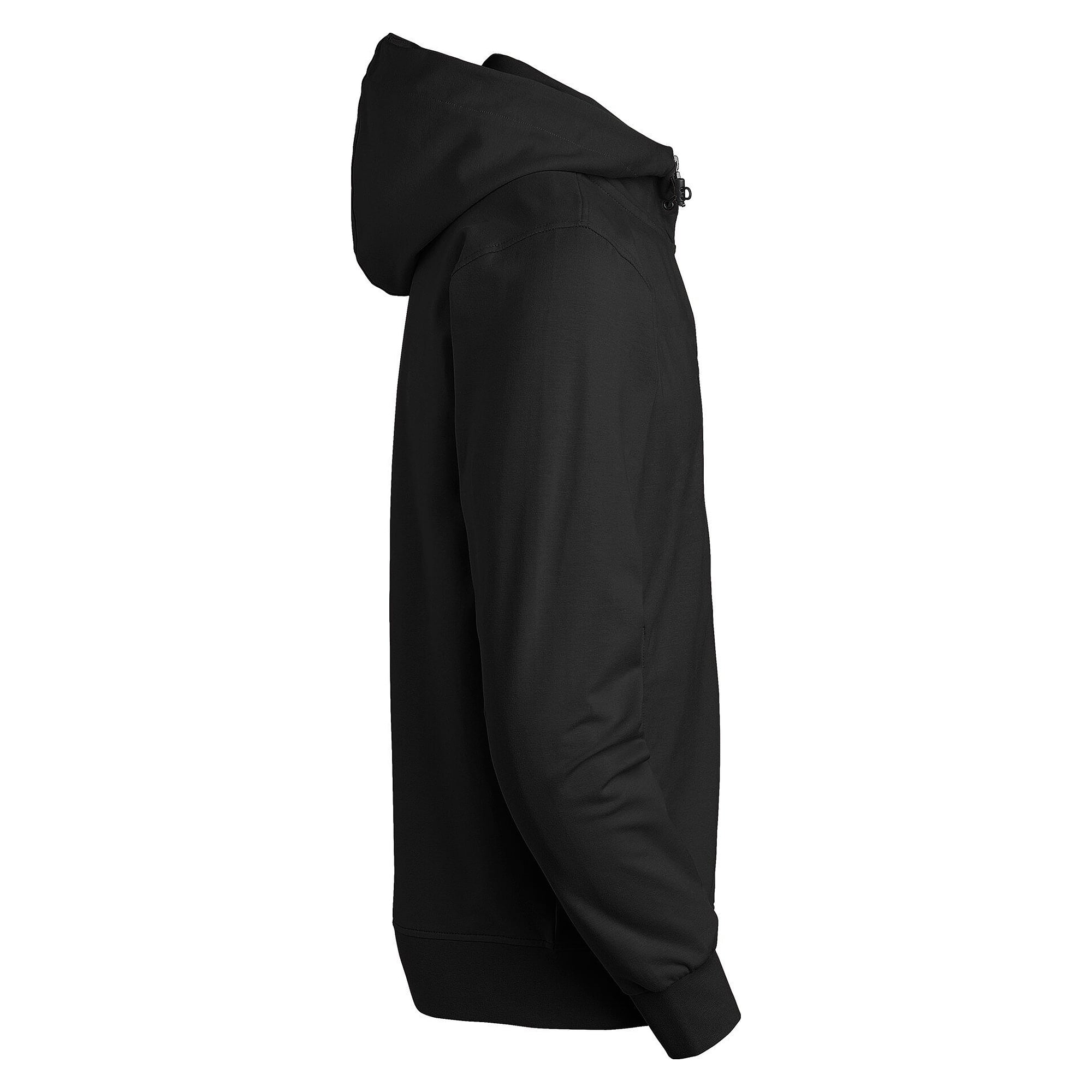 Veste sweat à capuche zippée Madison homme en coton stretch, noir - South West 1000237001