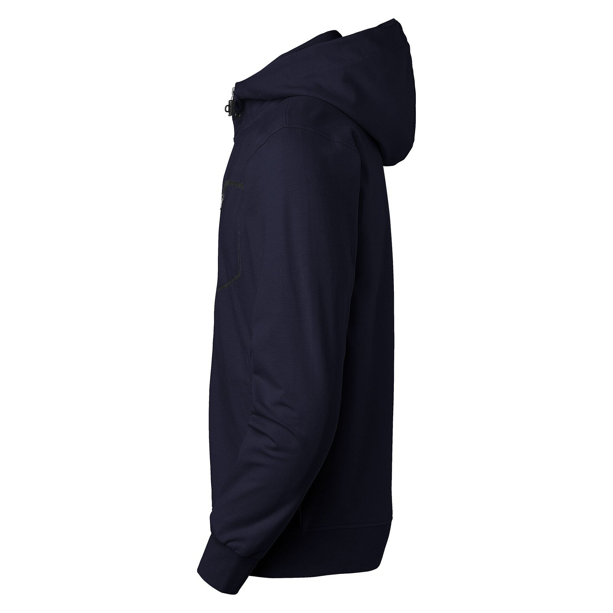 Veste sweat à capuche zippée Madison homme en coton stretch, bleu marine - South West 1000237403